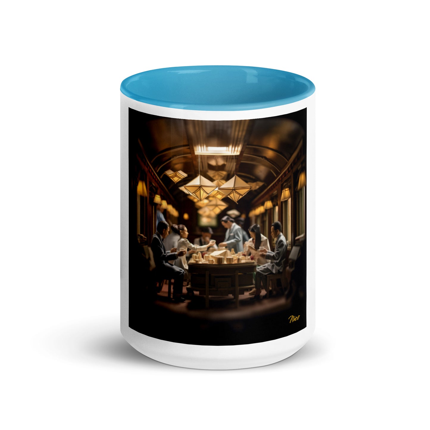 Orient Express Series Print #6 Mug with Color Inside