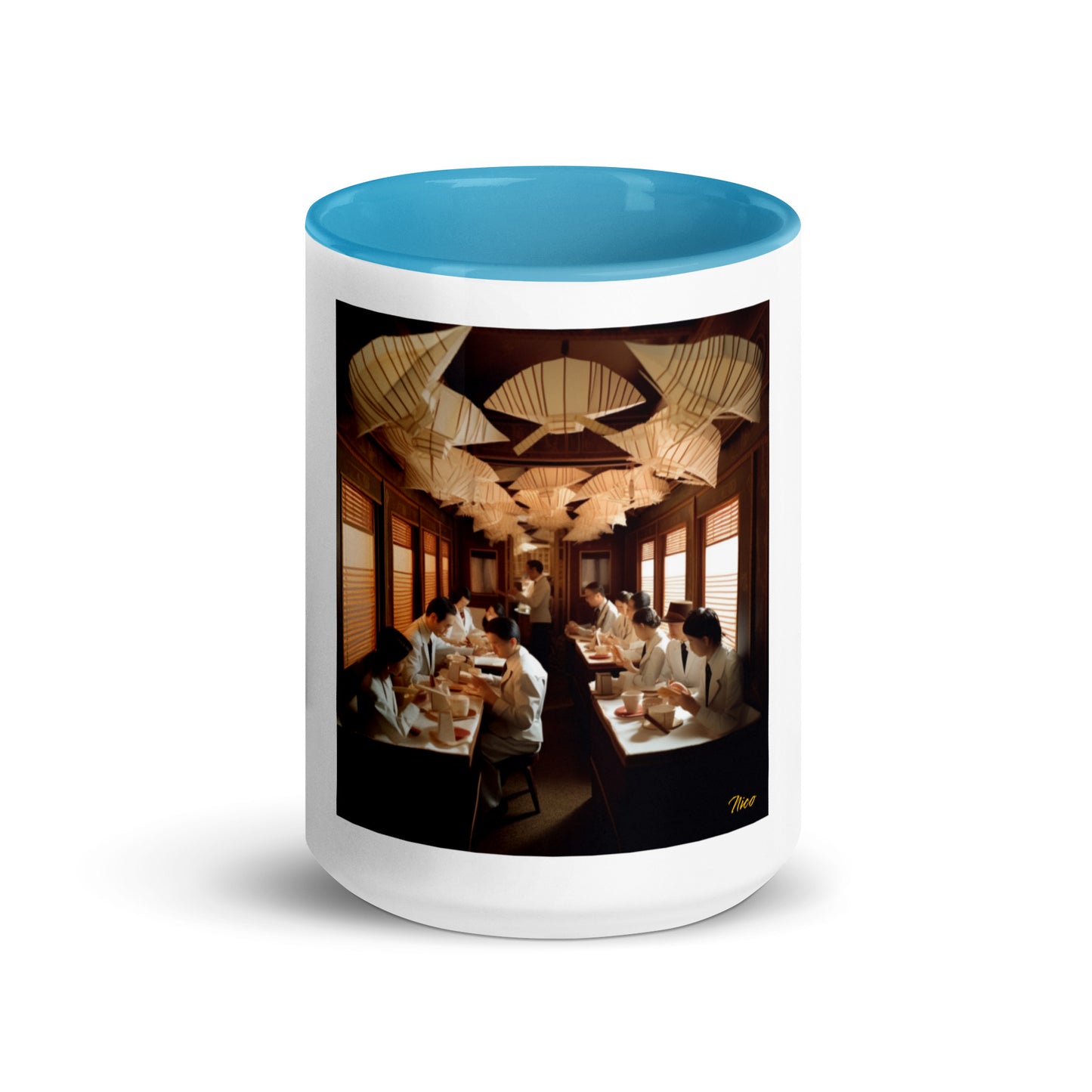 Orient Express Series Print #4 Mug with Color Inside