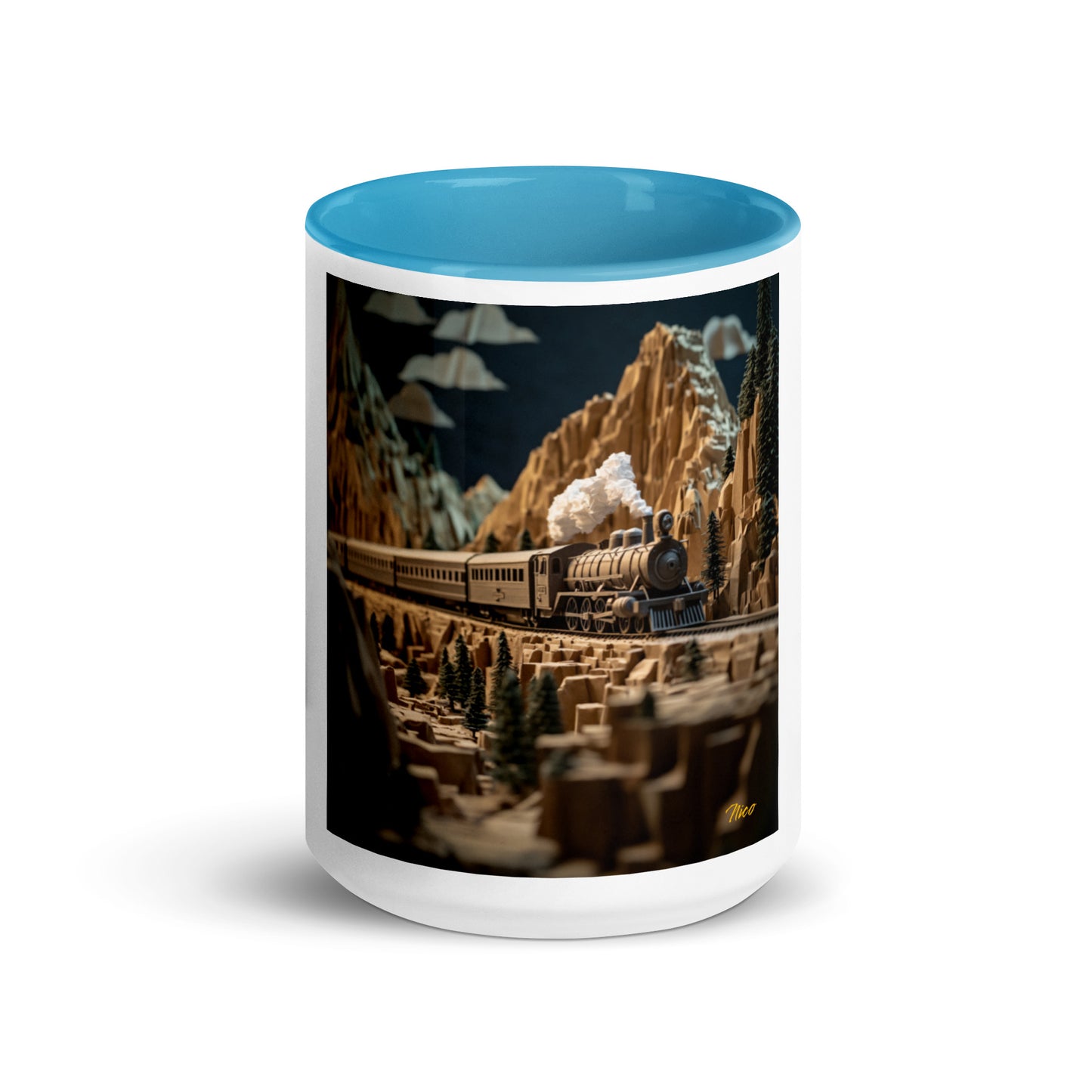 Orient Express Series Print #9 Mug with Color Inside