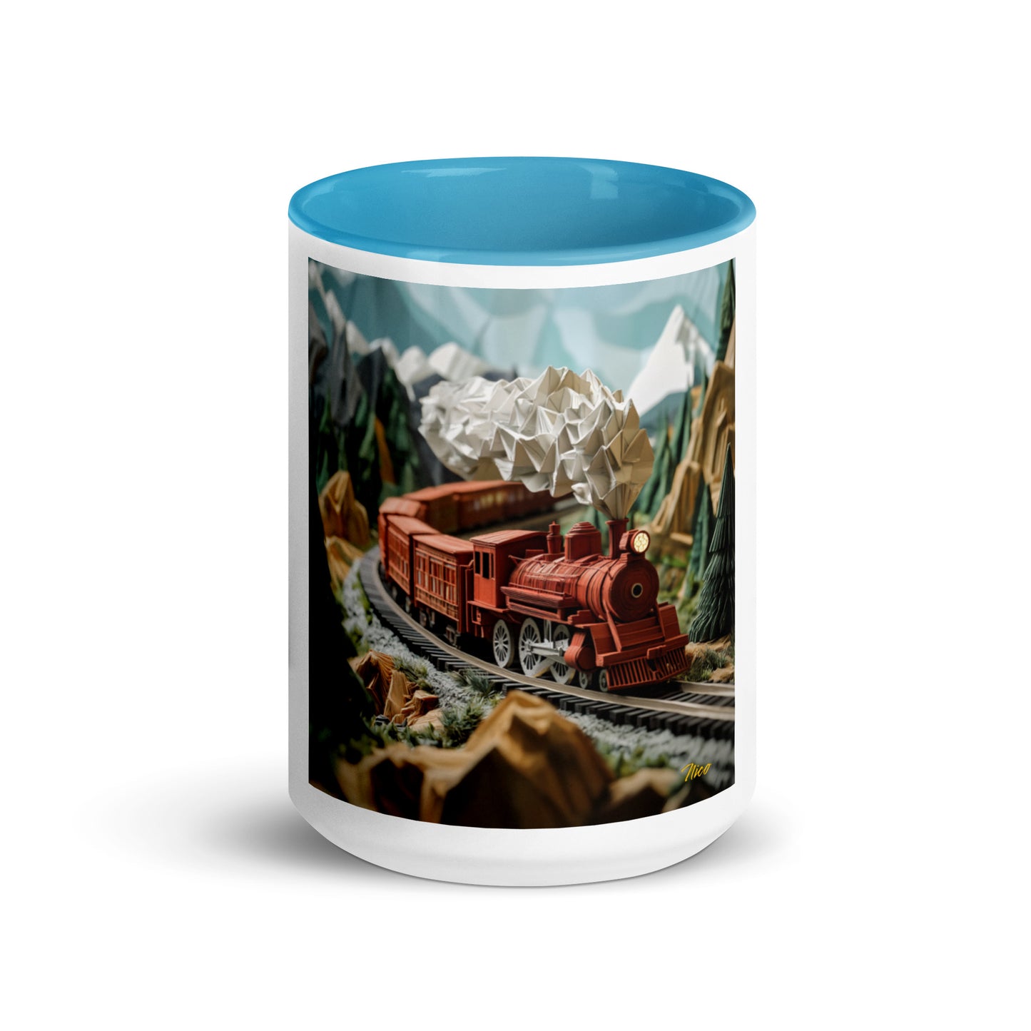 Orient Express Series Print #3 Mug with Color Inside