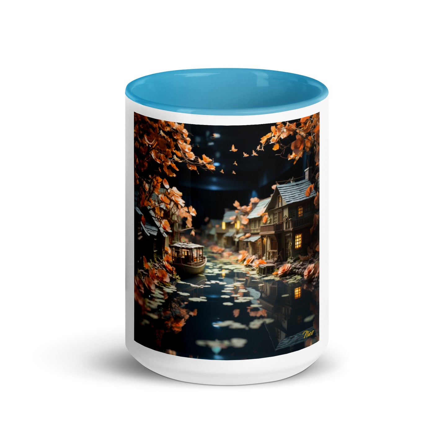 Born On A Bayou Print #7 Mug with Color Inside