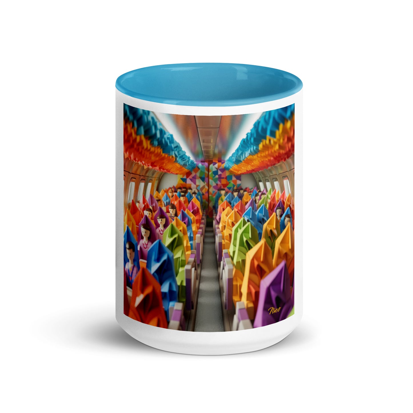 Frequent Flyer Miles Series Print #8 Mug with Color Inside