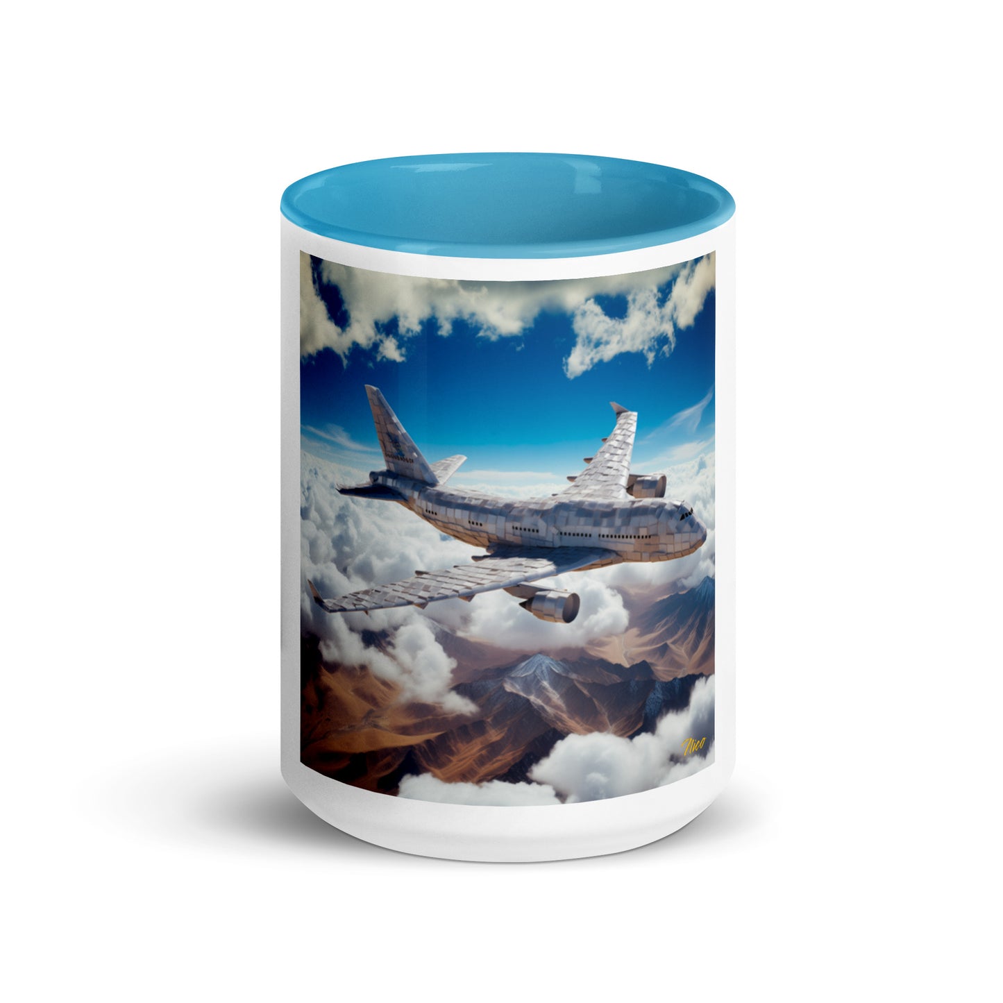 Frequent Flyer Miles Series Print #9 Mug with Color Inside