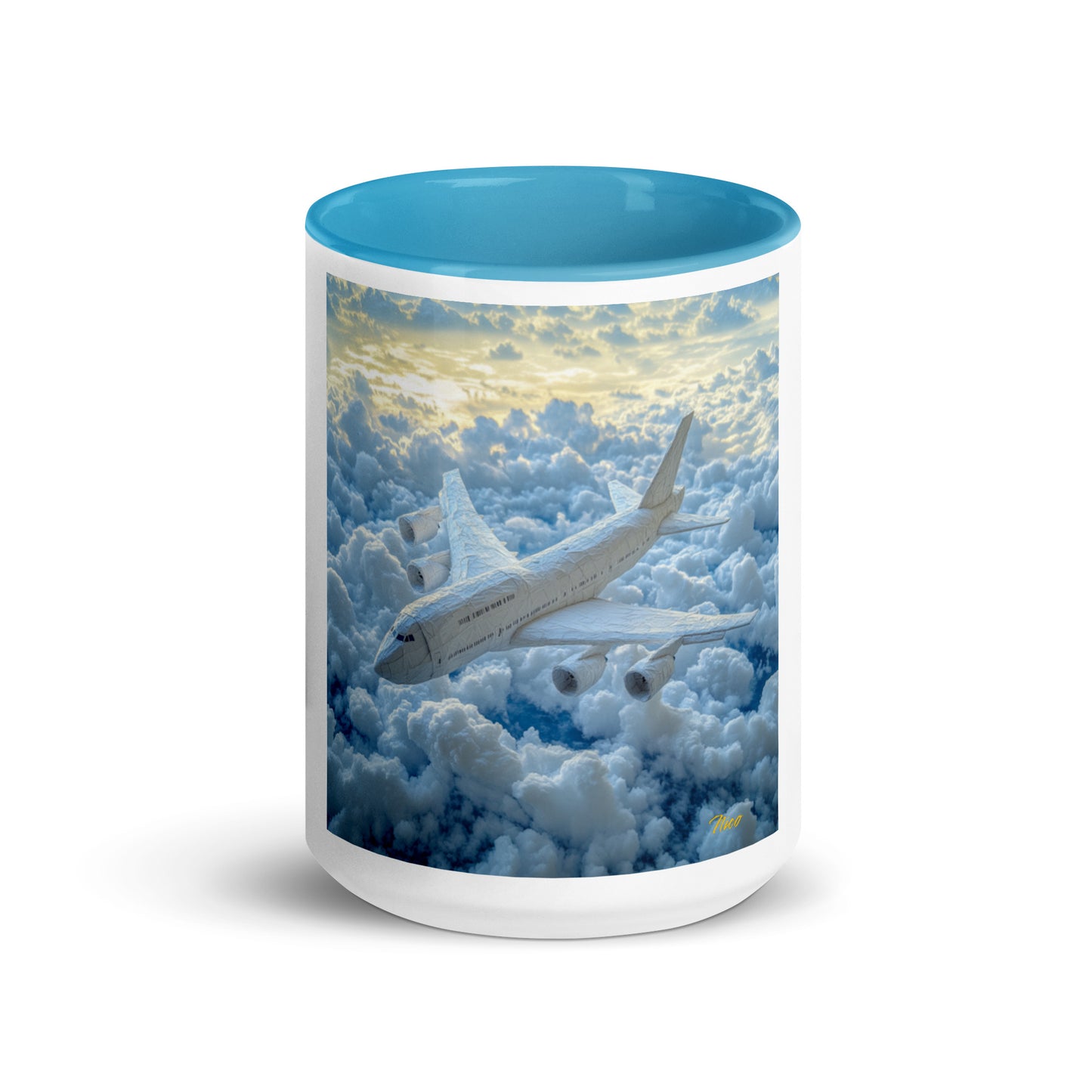 Frequent Flyer Miles Series Print #10 Mug with Color Inside