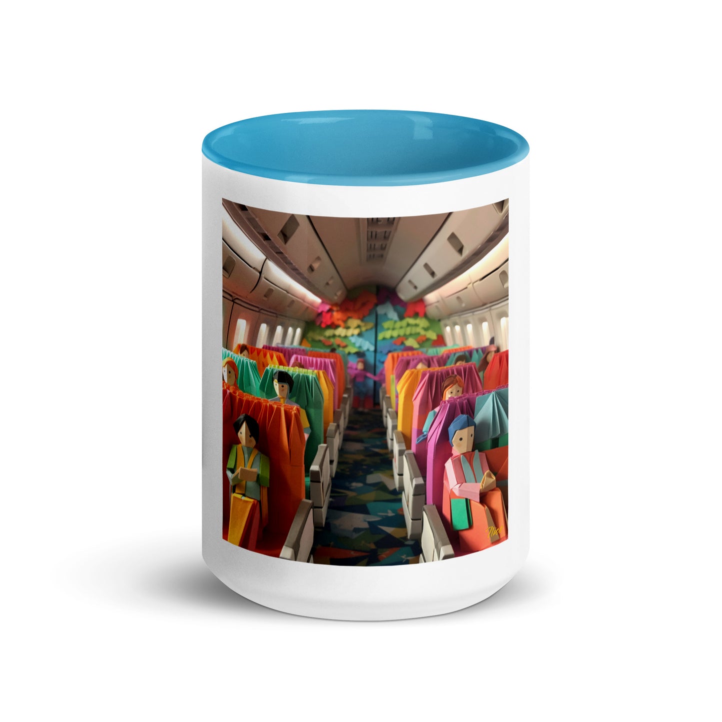 Frequent Flyer Miles Series Print #2 Mug with Color Inside