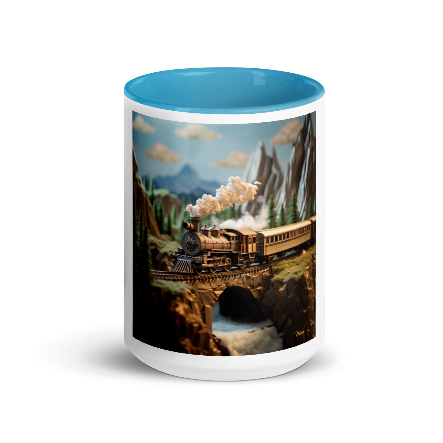 Orient Express Series Print #5 - Mug with Color Inside