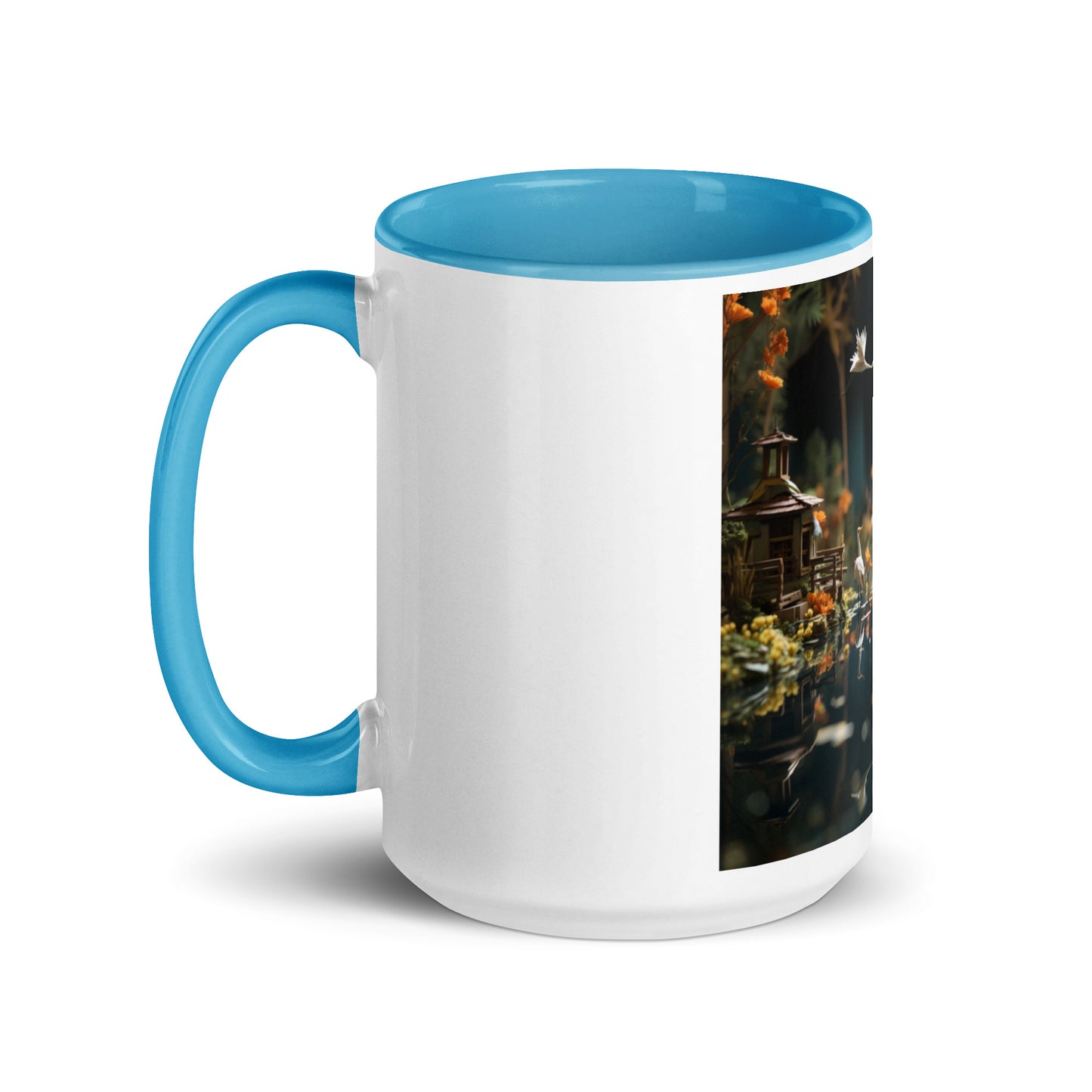 Born On A Bayou Print #6 Mug with Color Inside