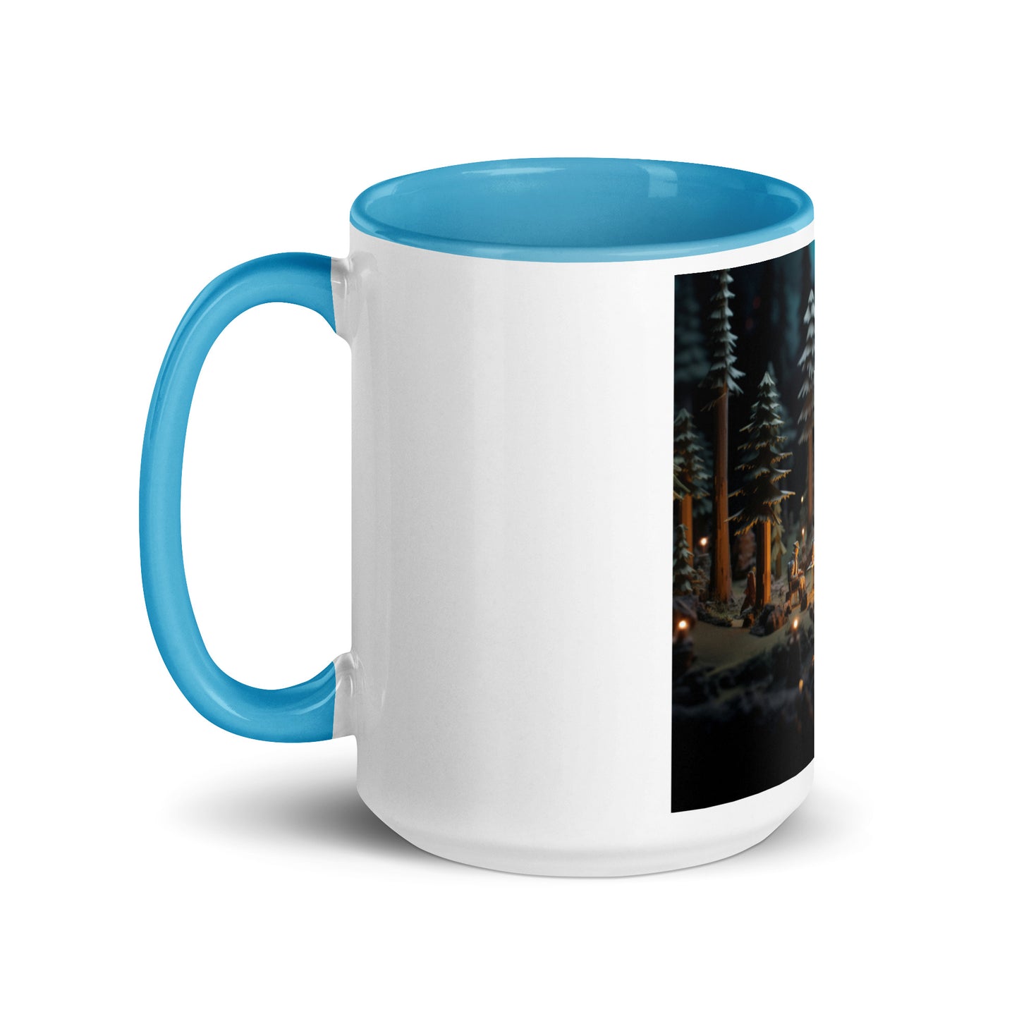 Under The Starry Skies Series Print #3 Mug with Color Inside