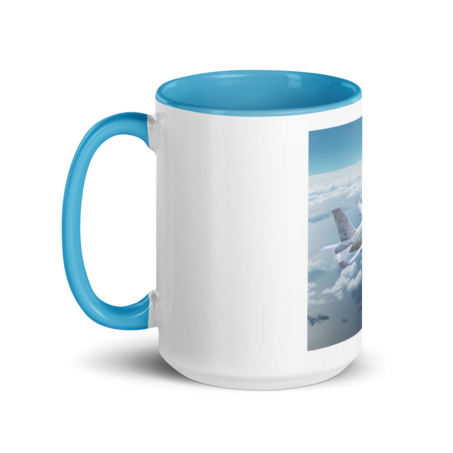 Frequent Flyer Miles Series Print #3 Mug with Color Inside