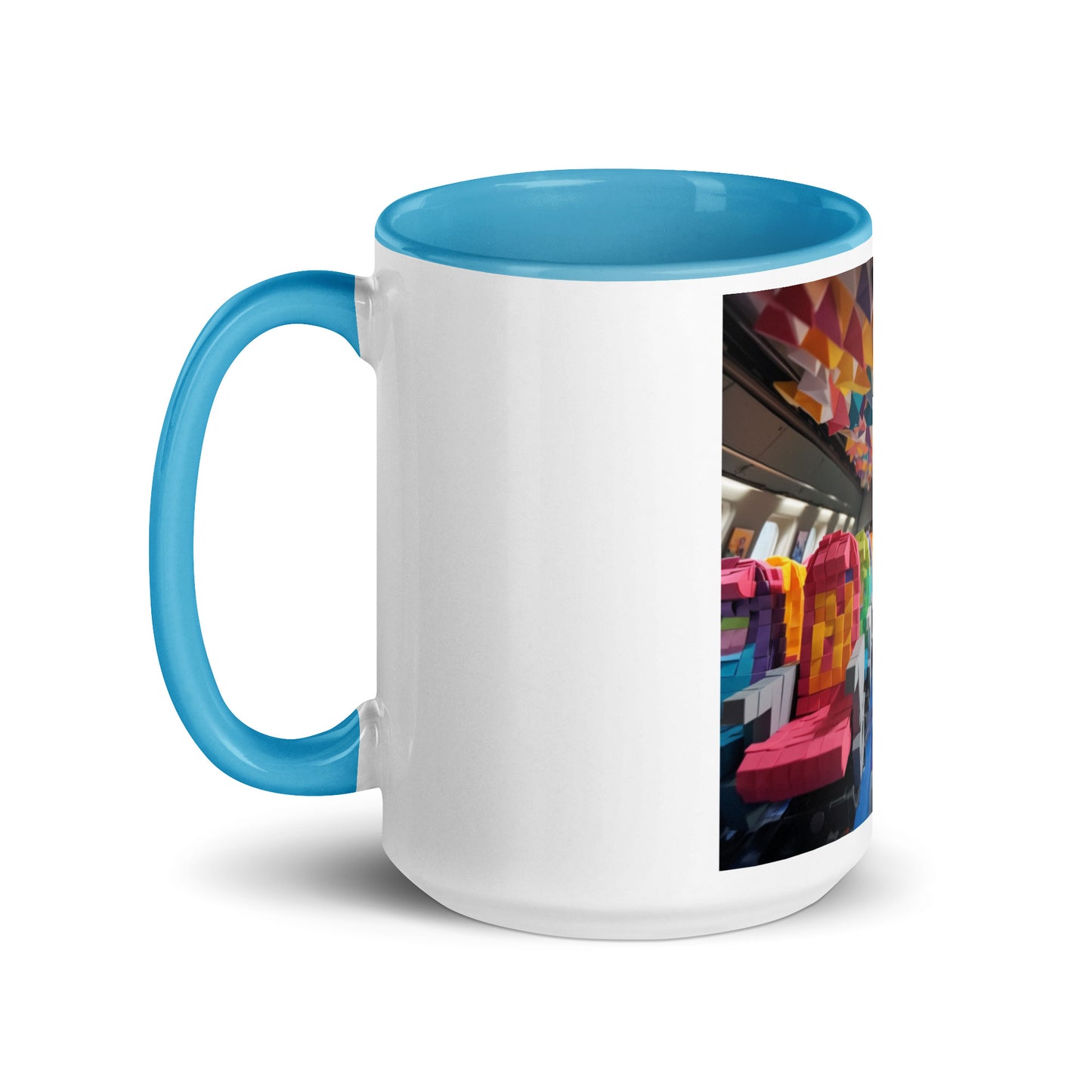 Frequent Flyer Miles Series Print #4 Mug with Color Inside