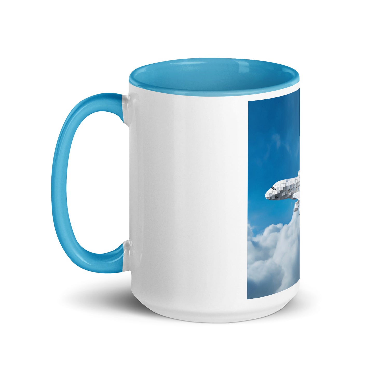 Frequent Flyer Miles Series Print #5 Mug with Color Inside