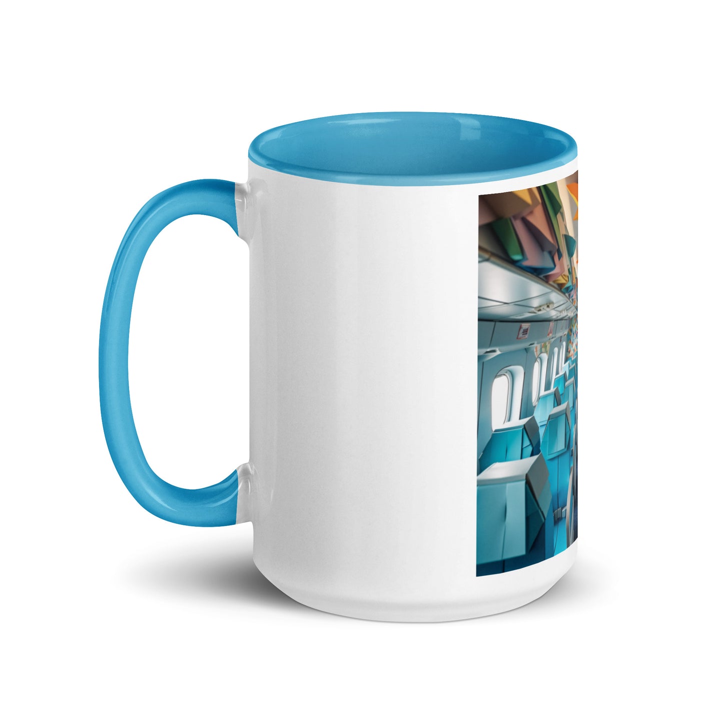 Frequent Flyer Miles Series Print #6 Mug with Color Inside