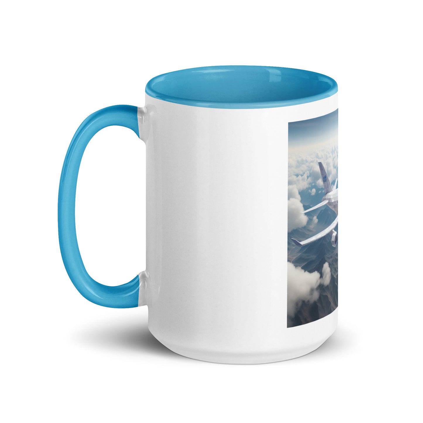 Frequent Flyer Miles Series Print #7 Mug with Color Inside