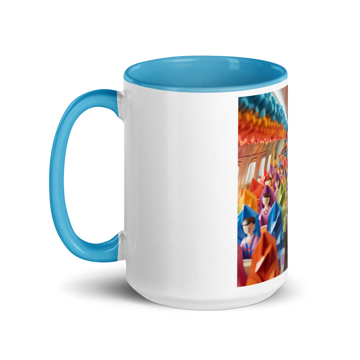 Frequent Flyer Miles Series Print #8 Mug with Color Inside