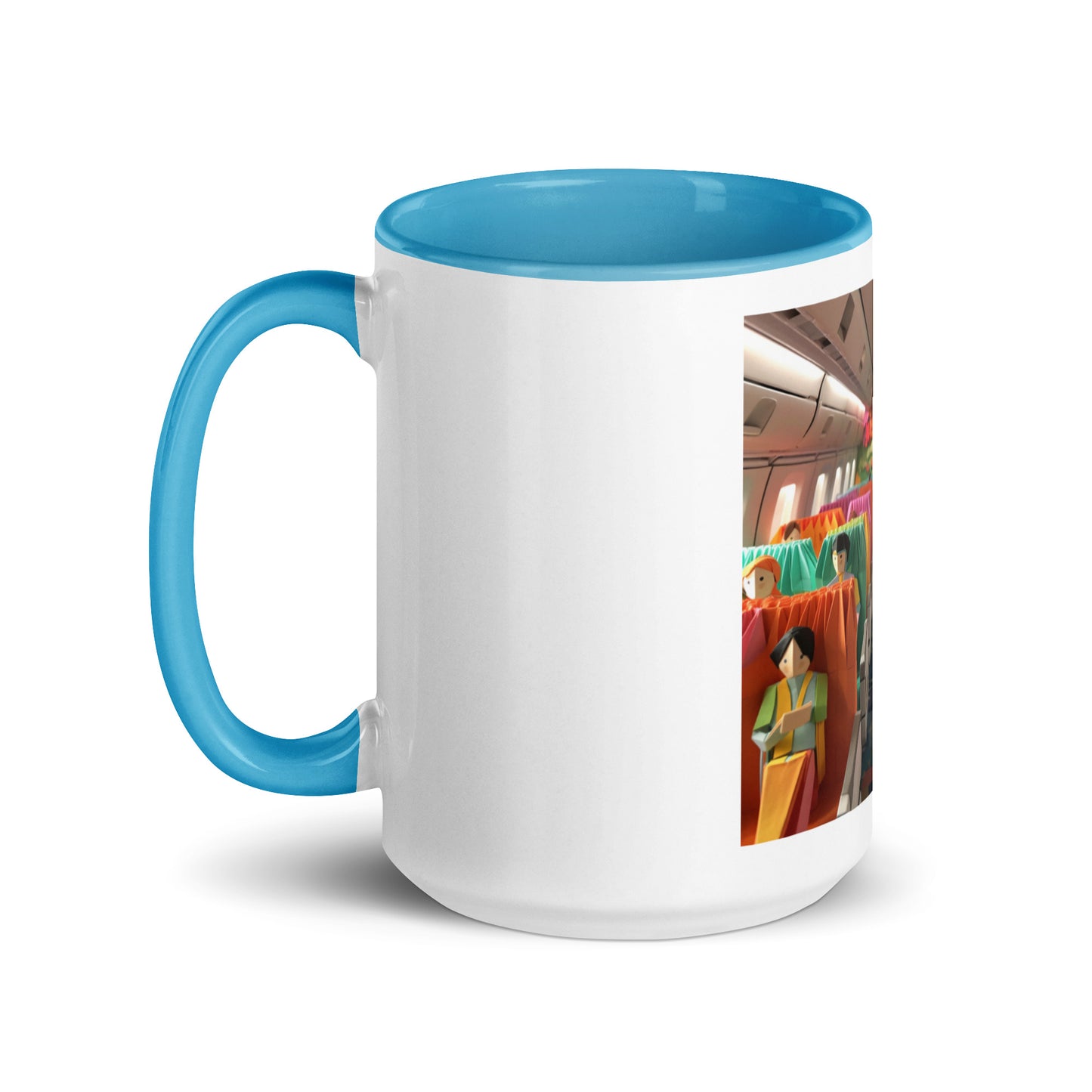 Frequent Flyer Miles Series Print #2 Mug with Color Inside