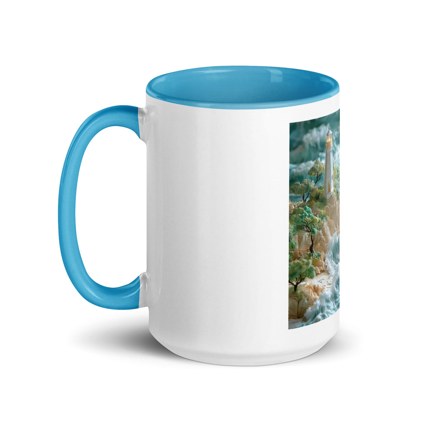 By The Seaside Series Print #9 - Mug with Color Inside