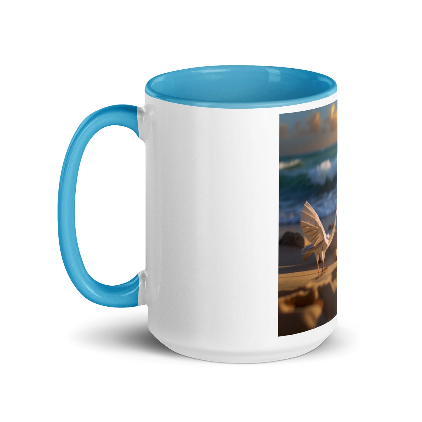 By The Seaside Series Print #3 - Mug with Color Inside