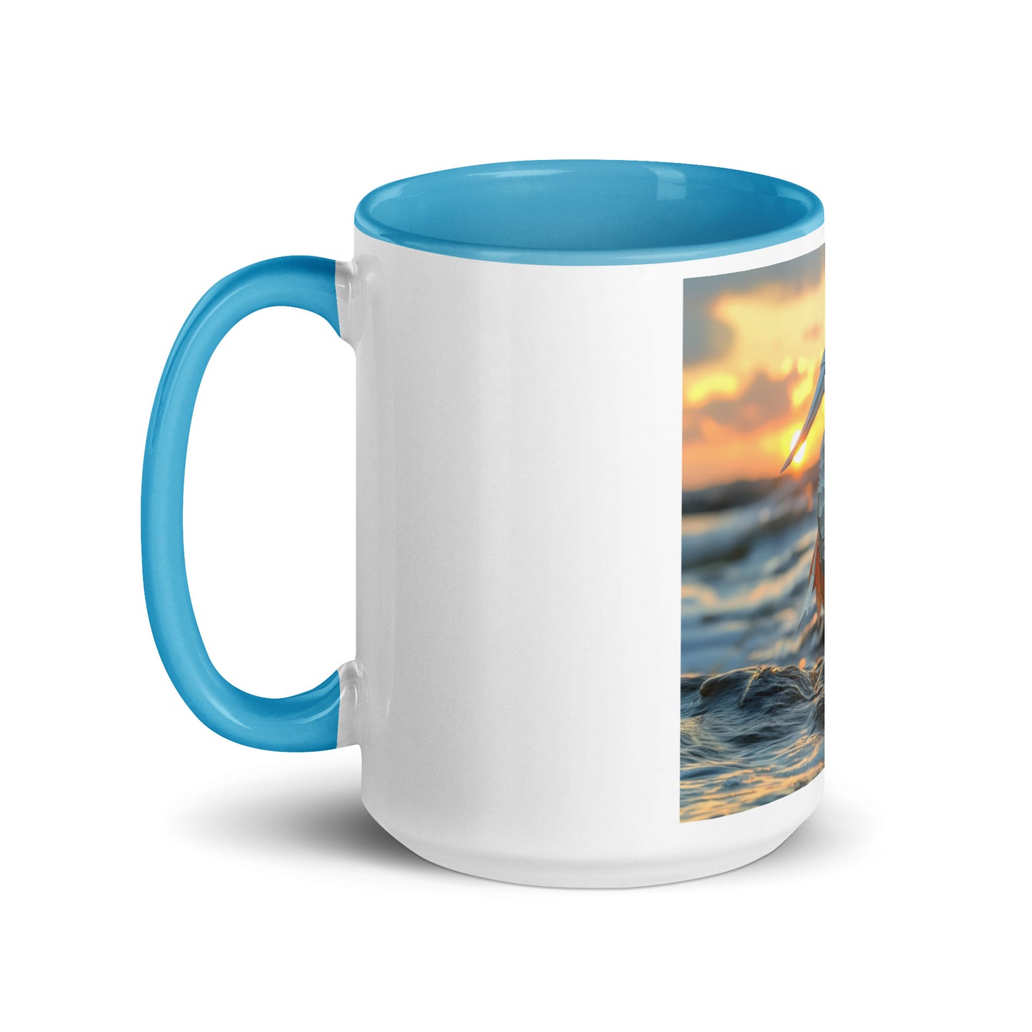 By The Seaside Series Print #1 - Mug with Color Inside