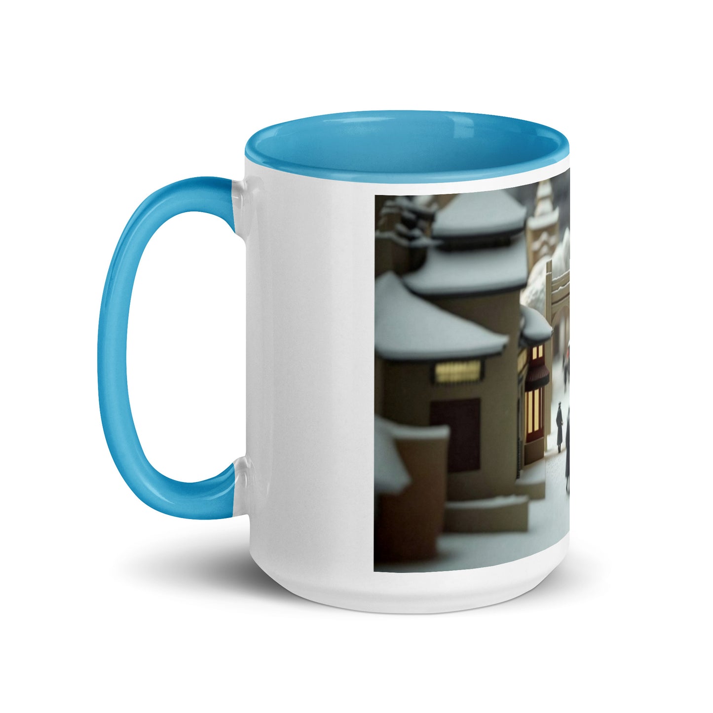 I Wish It Would Snow Series Print #9 - Mug with Color Inside