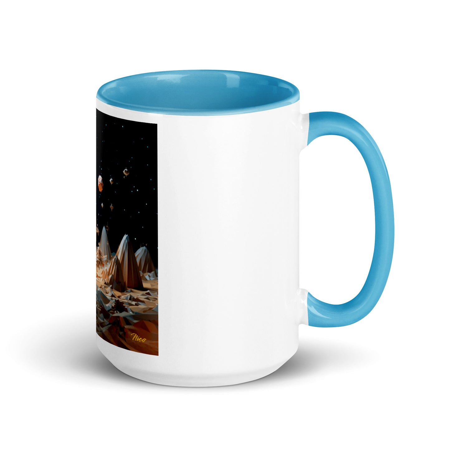 Elons' Dream Series Print #7 Mug with Color Inside