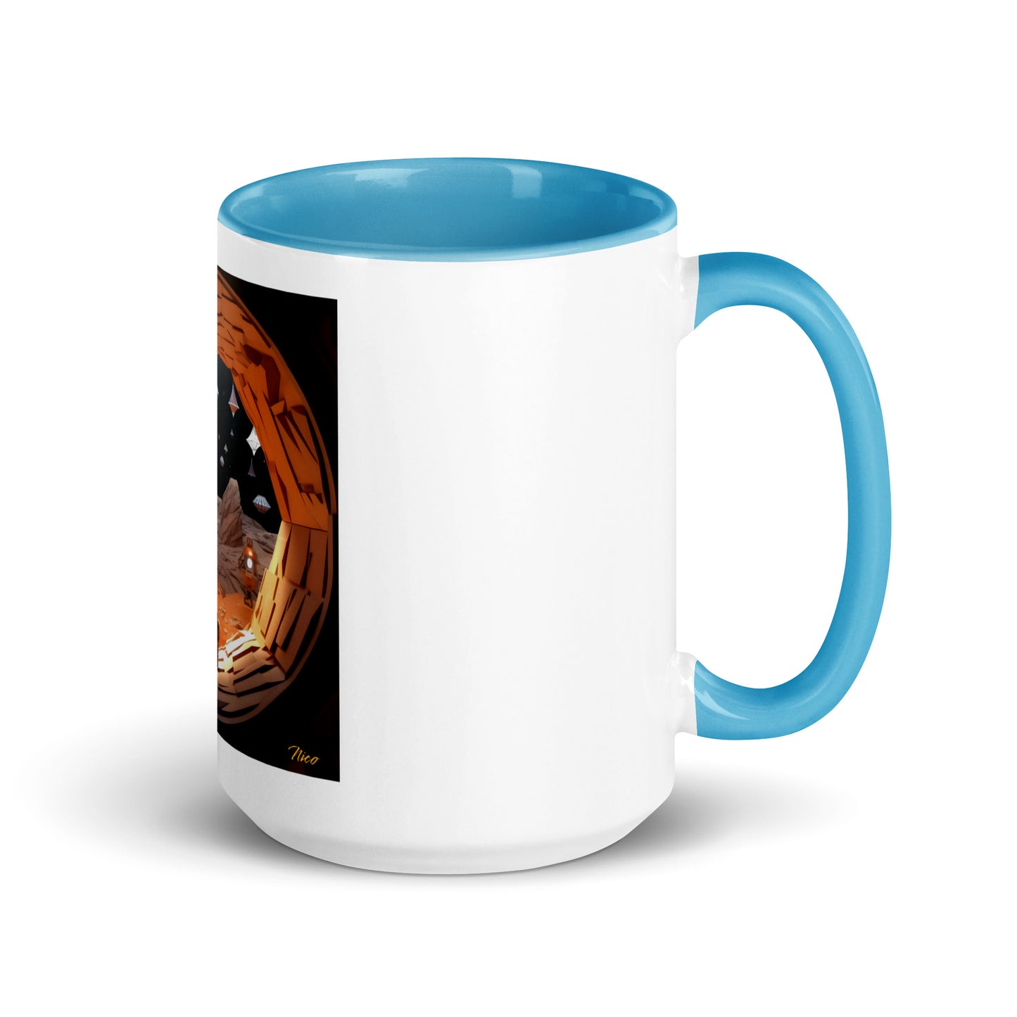 Elon's Dream Series Print #4 Mug with Color Inside