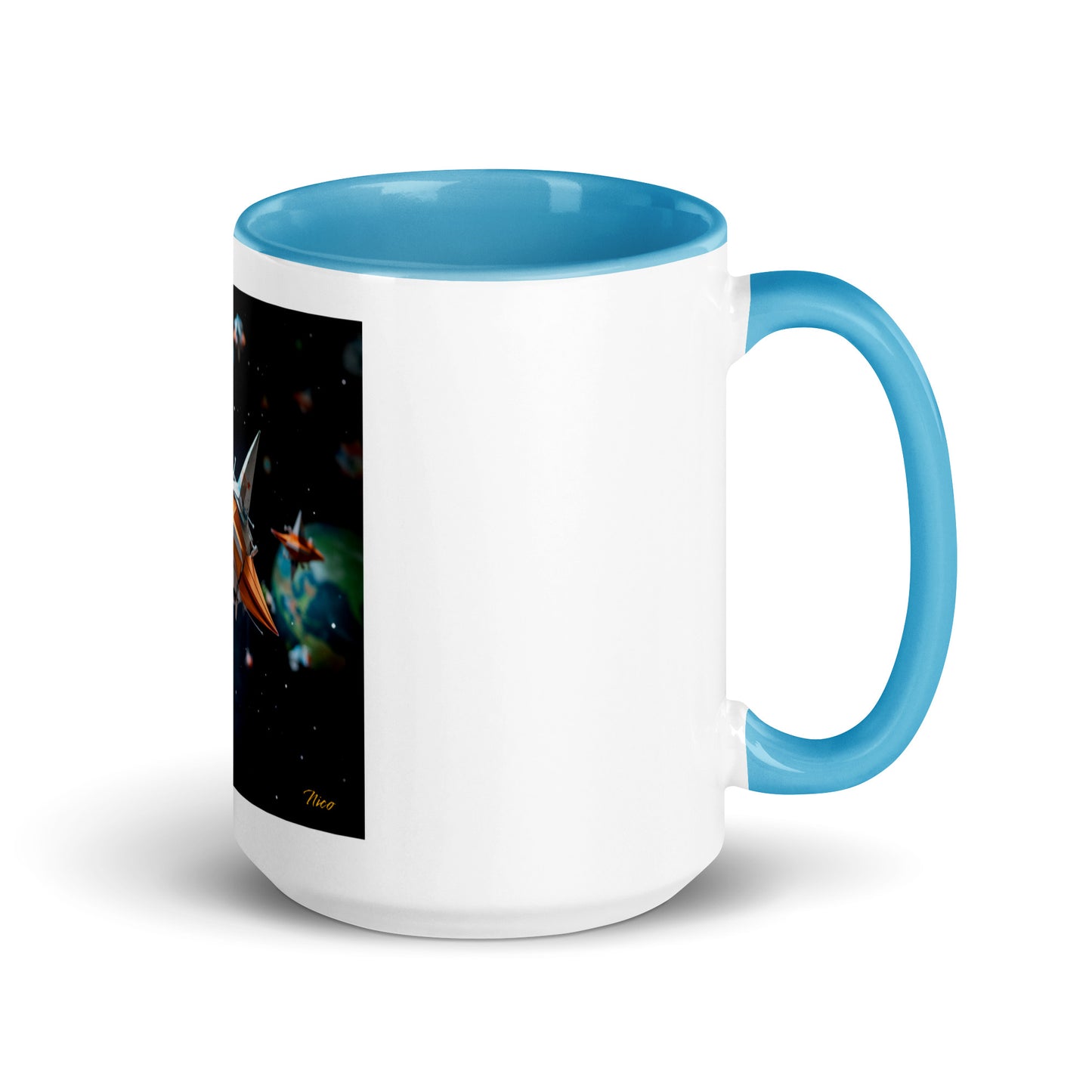 Elons' Dream Series Print #1 Mug with Color Inside