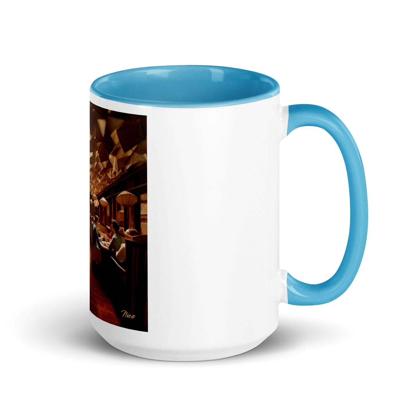 Oriient Express Series Print #2 Mug with Color Inside