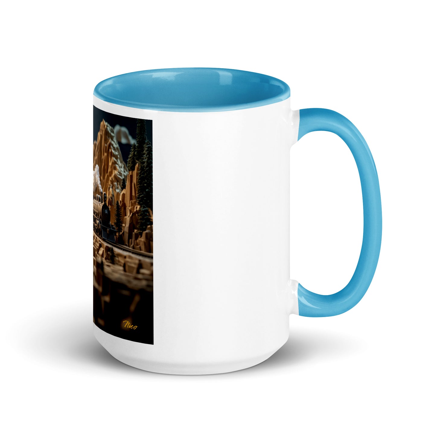 Orient Express Series Print #9 Mug with Color Inside