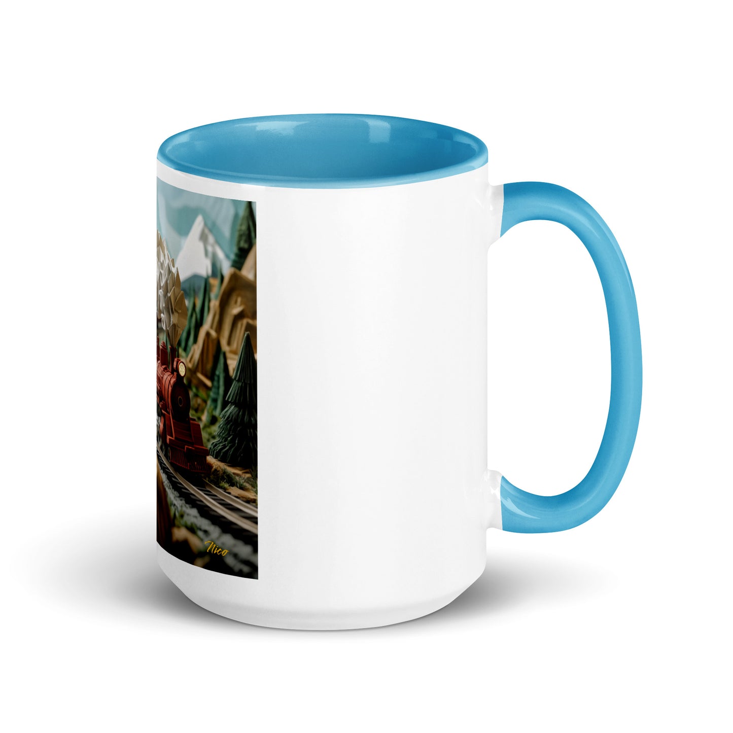 Orient Express Series Print #3 Mug with Color Inside