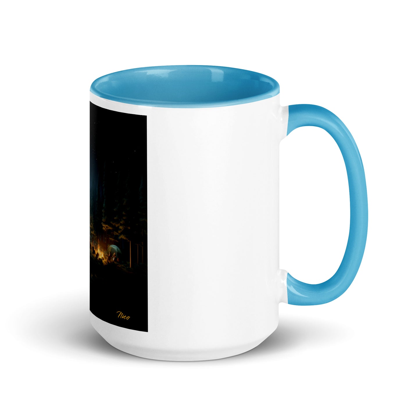 Under The Starry Skies Series Print #2 Mug with Color Inside