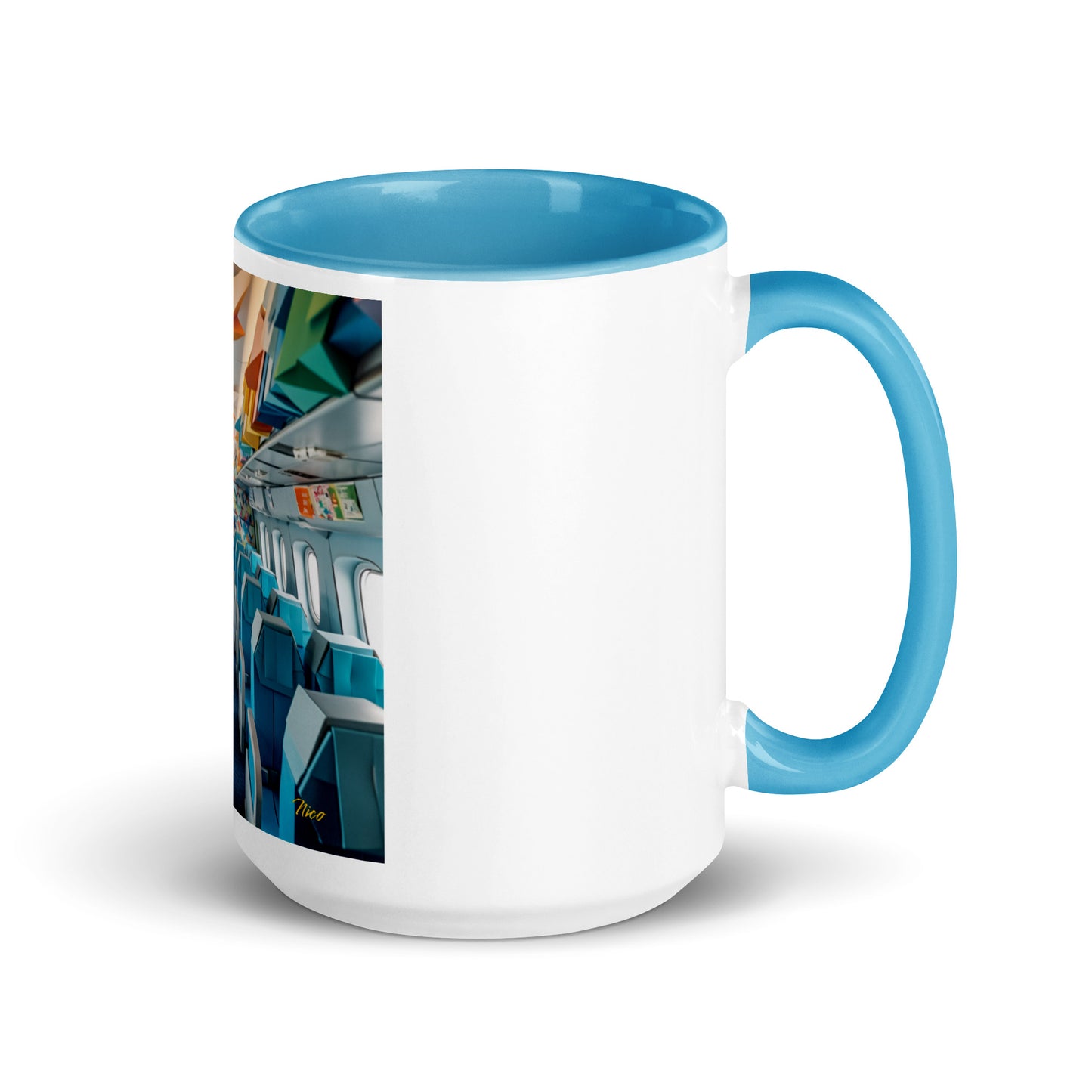 Frequent Flyer Miles Series Print #6 Mug with Color Inside