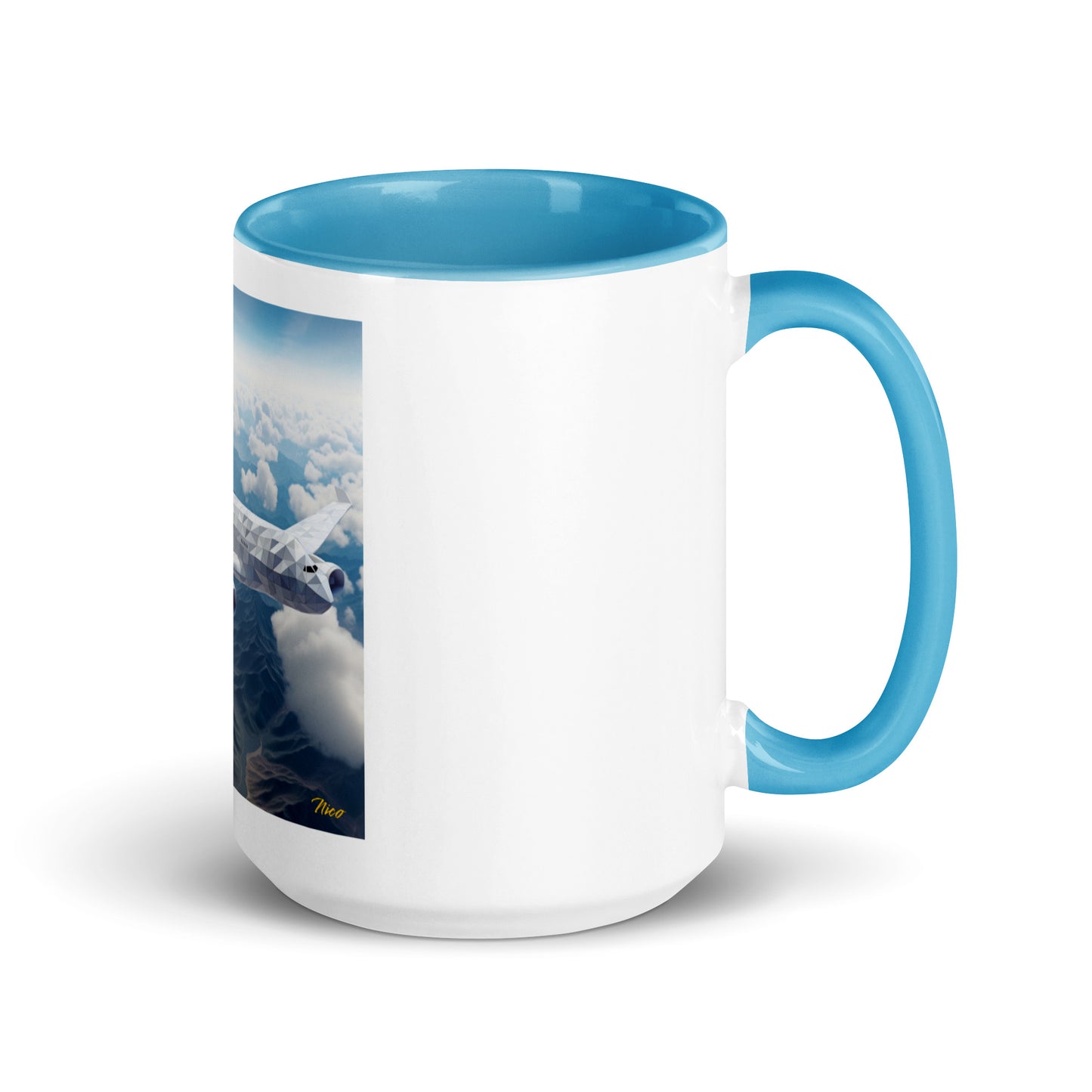 Frequent Flyer Miles Series Print #7 Mug with Color Inside