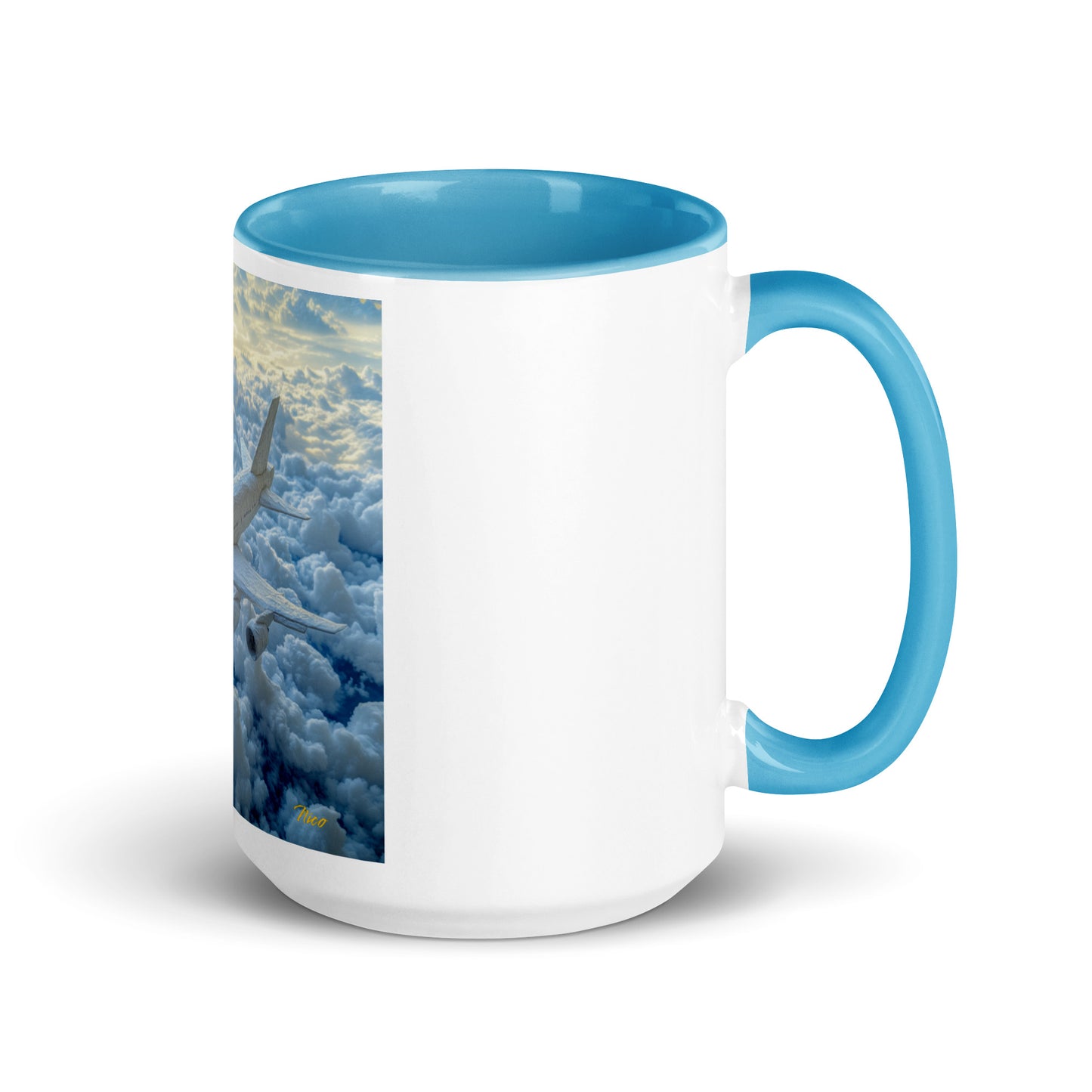 Frequent Flyer Miles Series Print #10 Mug with Color Inside