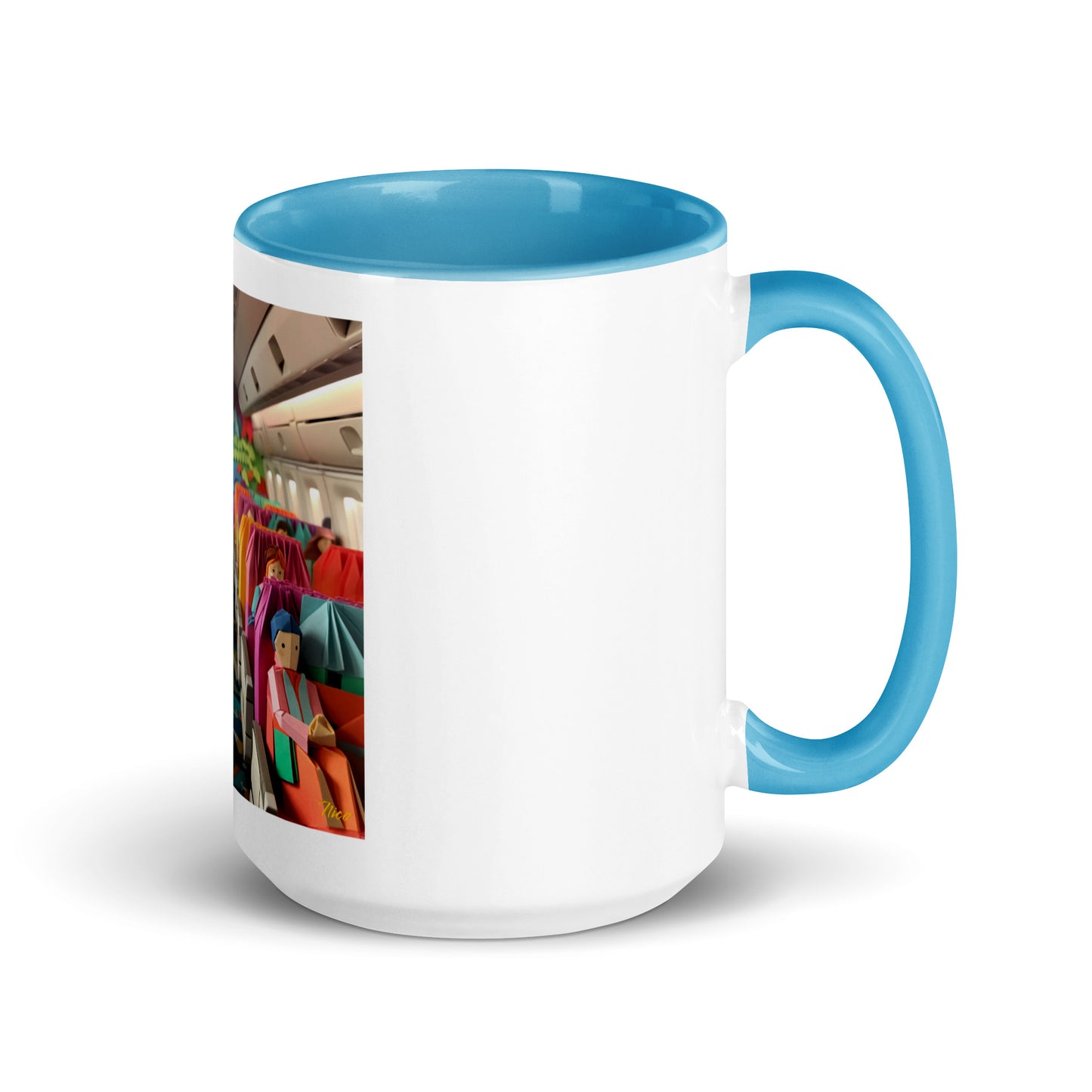 Frequent Flyer Miles Series Print #2 Mug with Color Inside