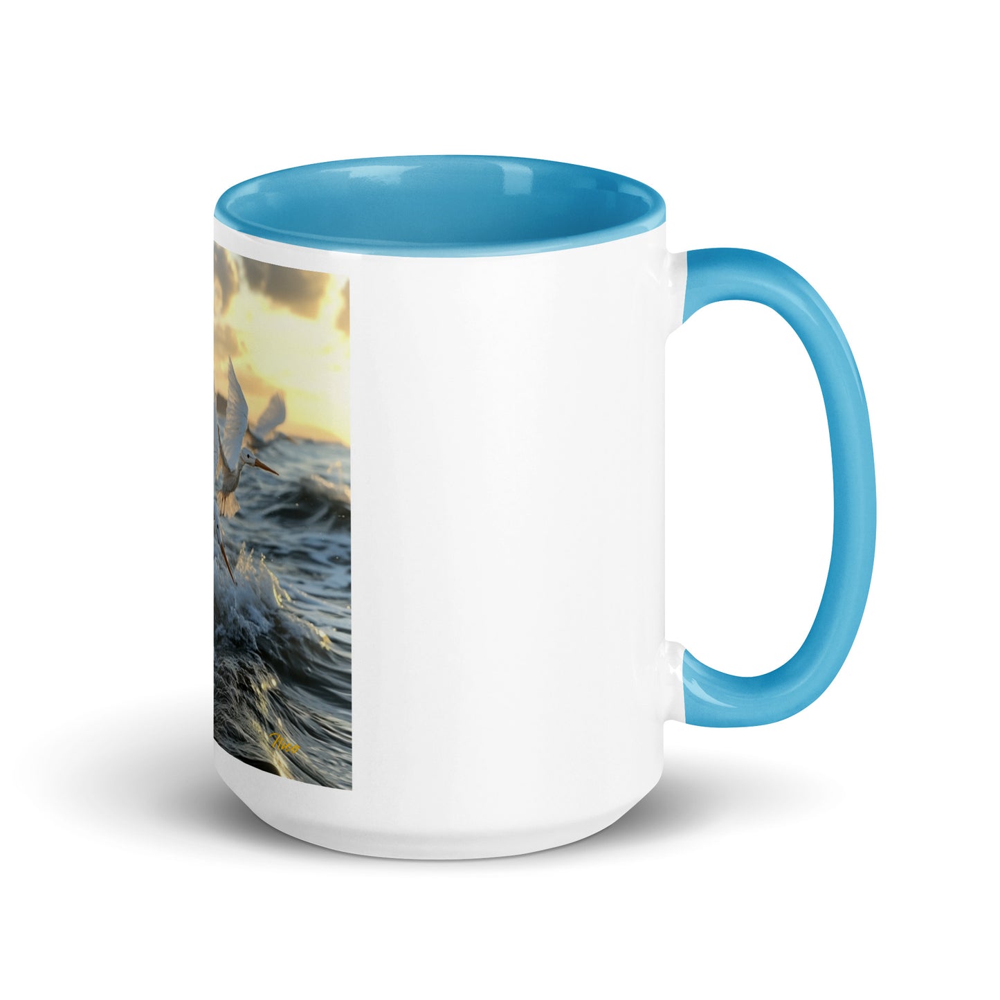 By The Seaside Series Print #10 - Mug with Color Inside