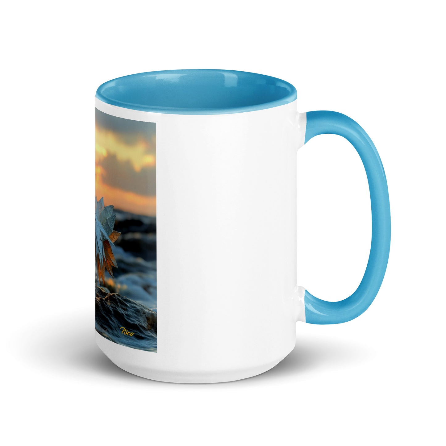 By The Seaside Series Print #1 - Mug with Color Inside