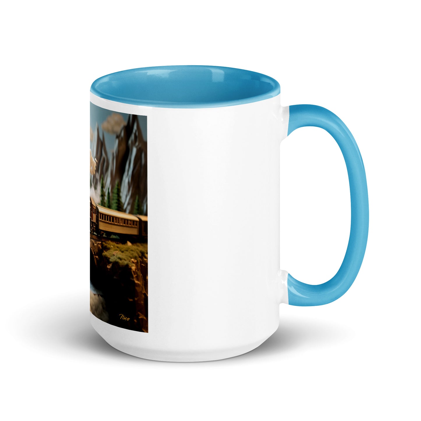 Orient Express Series Print #5 - Mug with Color Inside