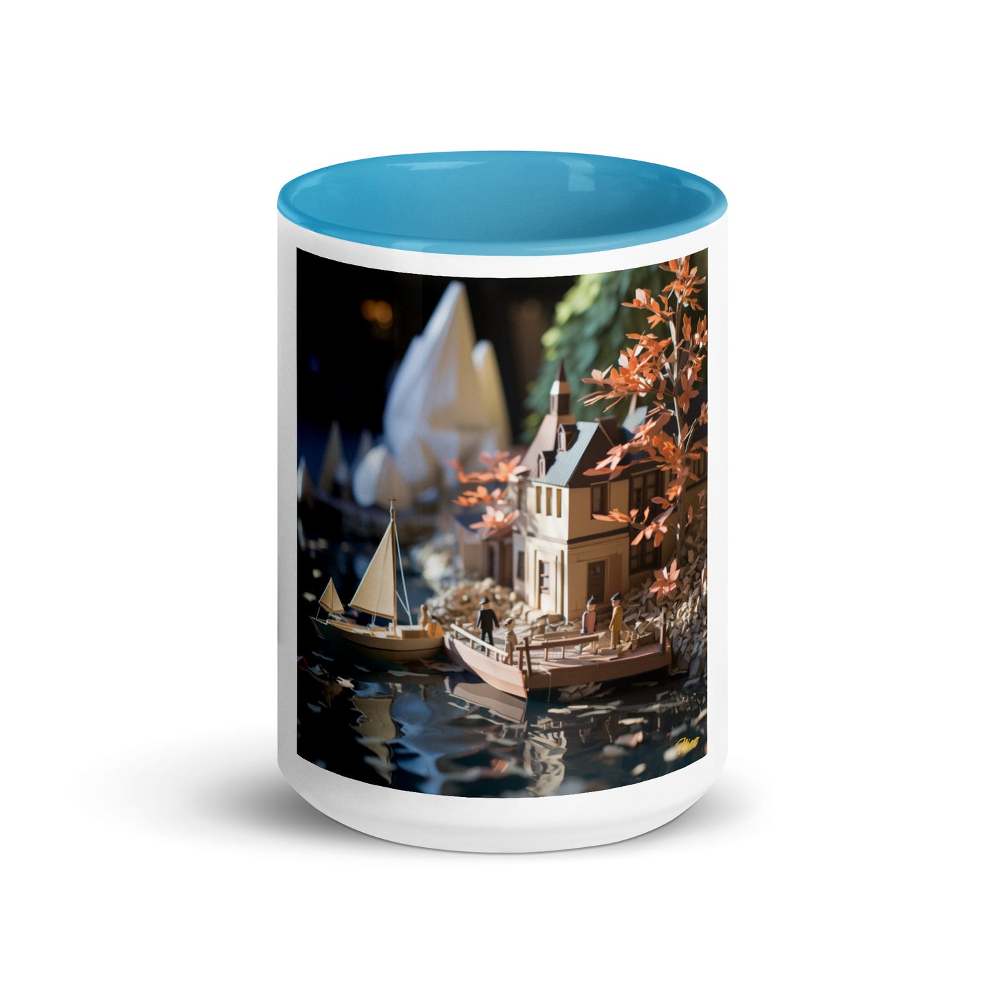 On The Docks By The Bay Series Print #9 - Mug with Color Inside