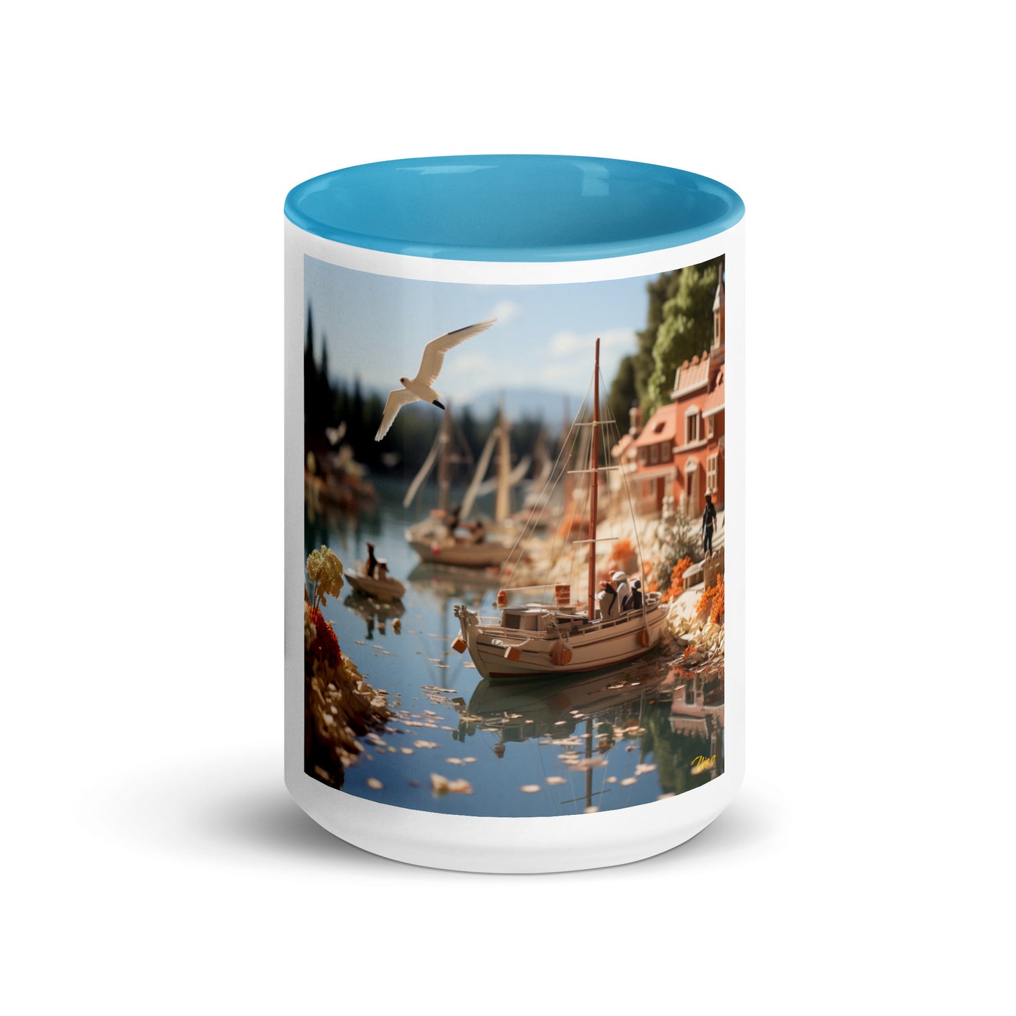 On The Docks By The Bay Series Print #6 - Mug with Color Inside