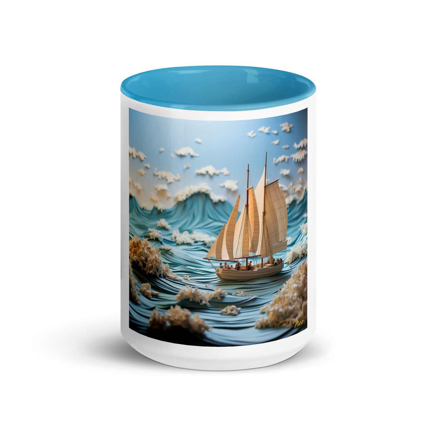 Into The Sunset Series Print #4 - Mug with Color Inside