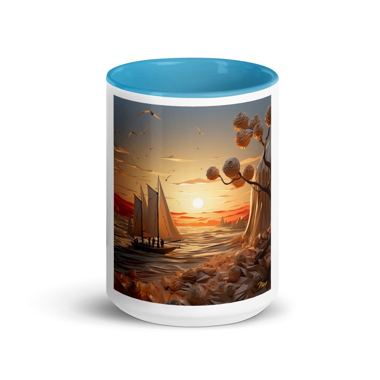 Into The Sunset Series Print #10 - Mug with Color Inside