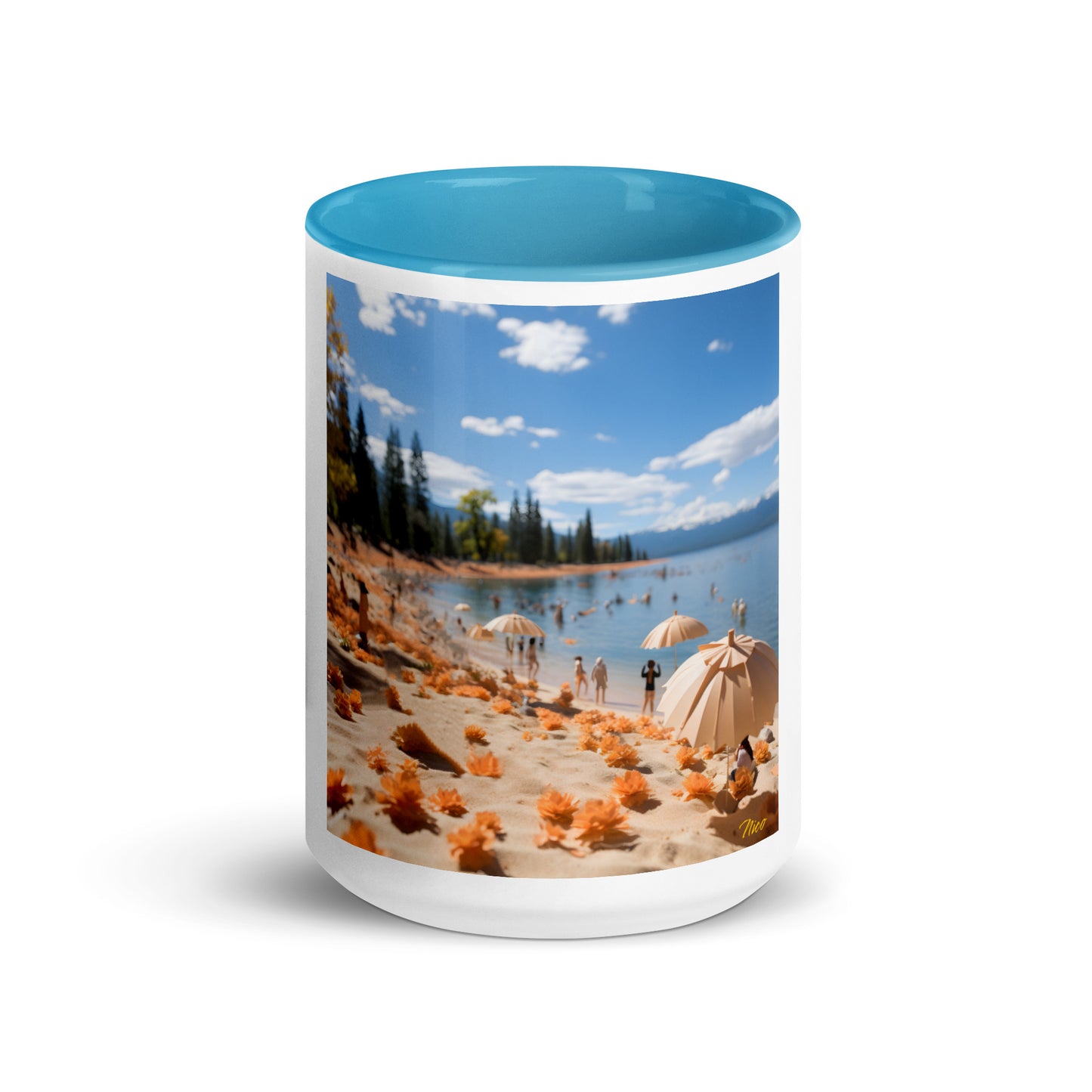 Atop The Mountain Lakeshore Series Print #8 - Mug with Color Inside