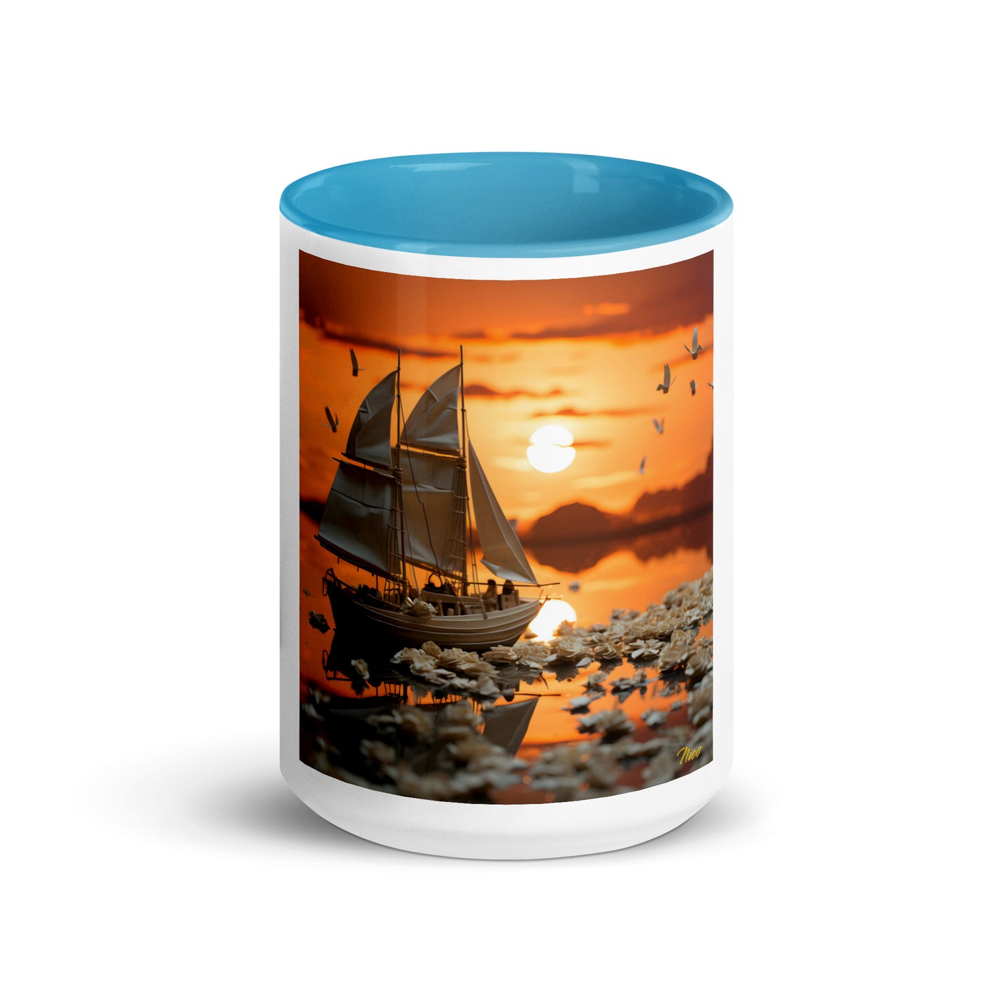 Into The Sunset Series Print #9 - Mug with Color Inside