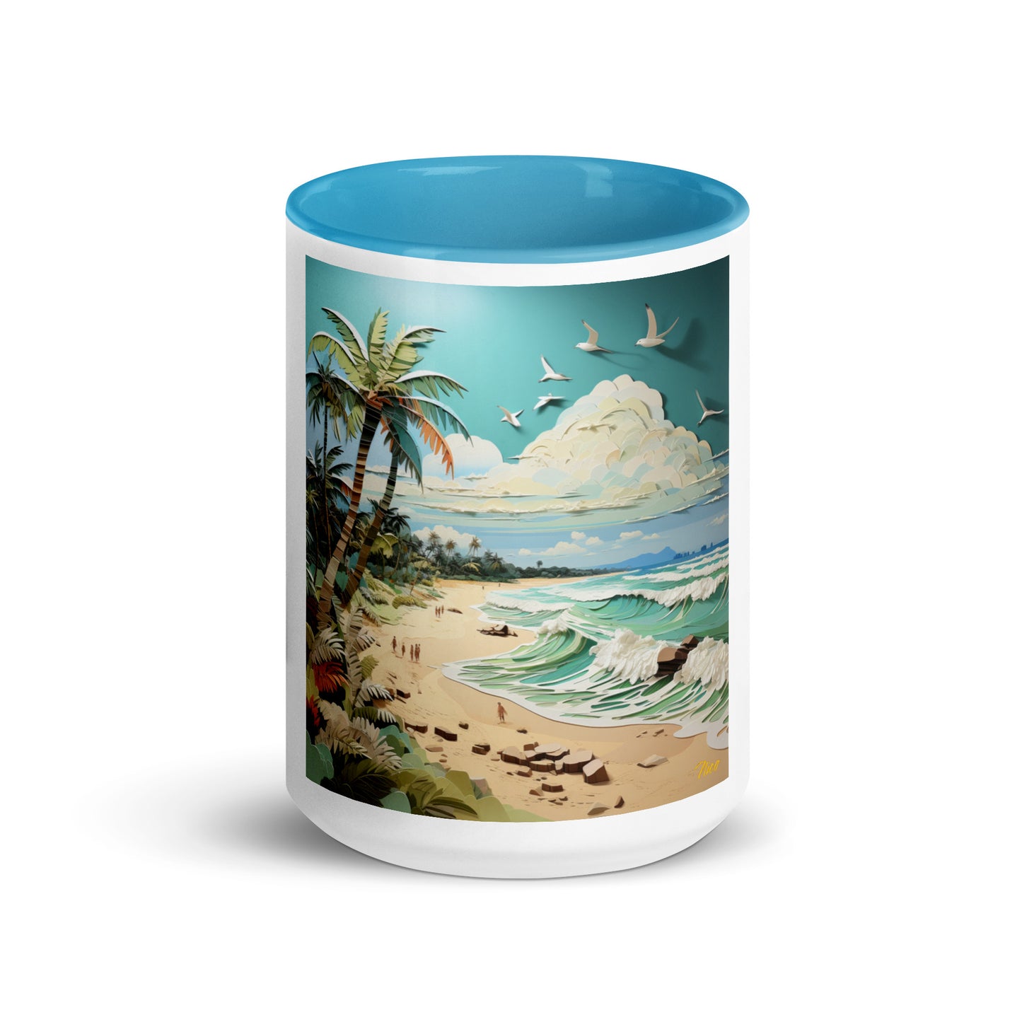 By The Seaside Series Print #2 - Mug with Color Inside