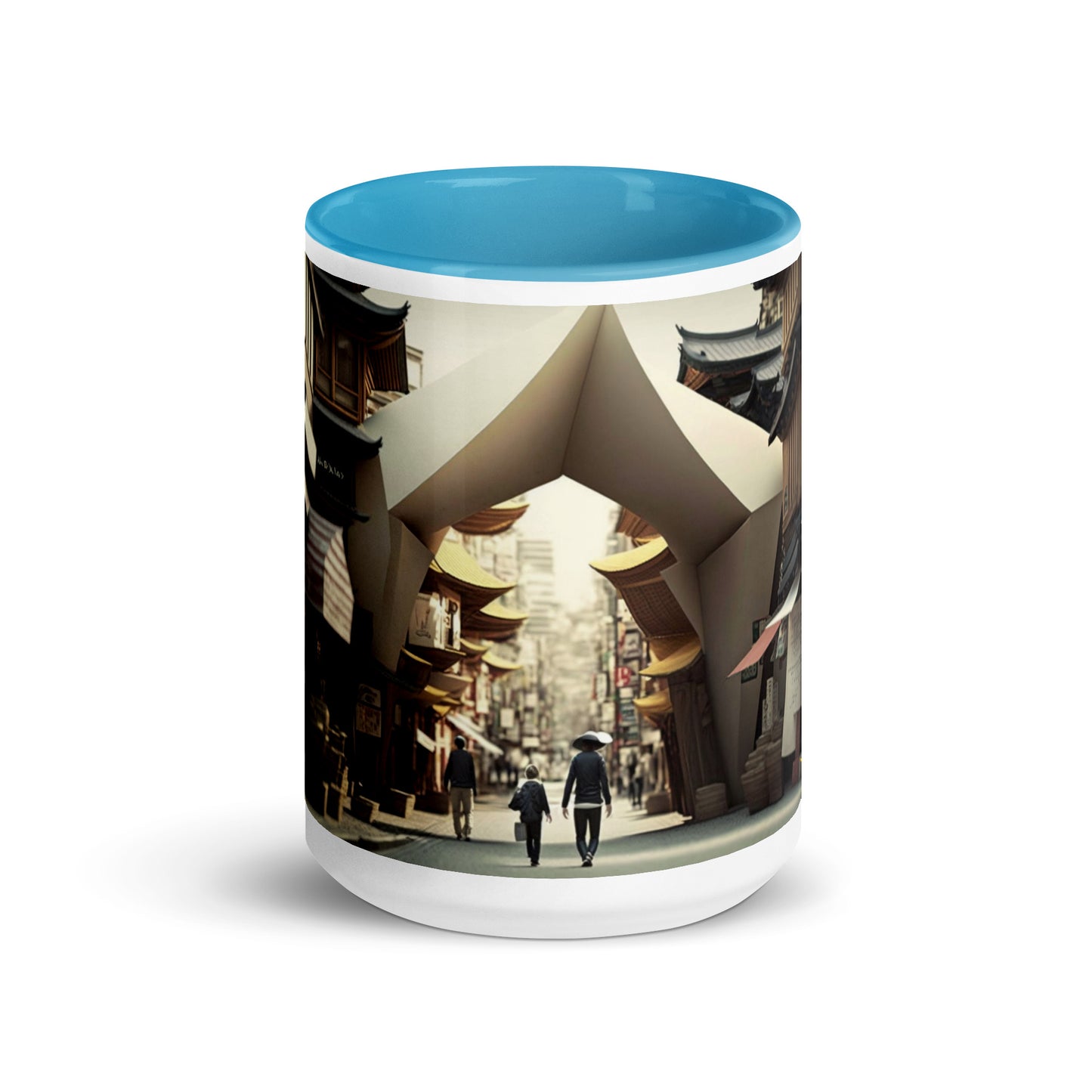 Via The Metropolis Series Print #8 - Mug with Color Inside