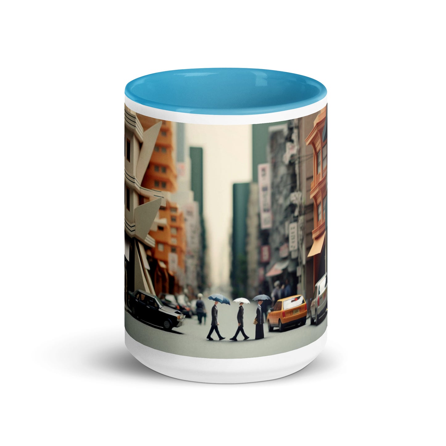 Via The Metropolis Series Print #7 - Mug with Color Inside