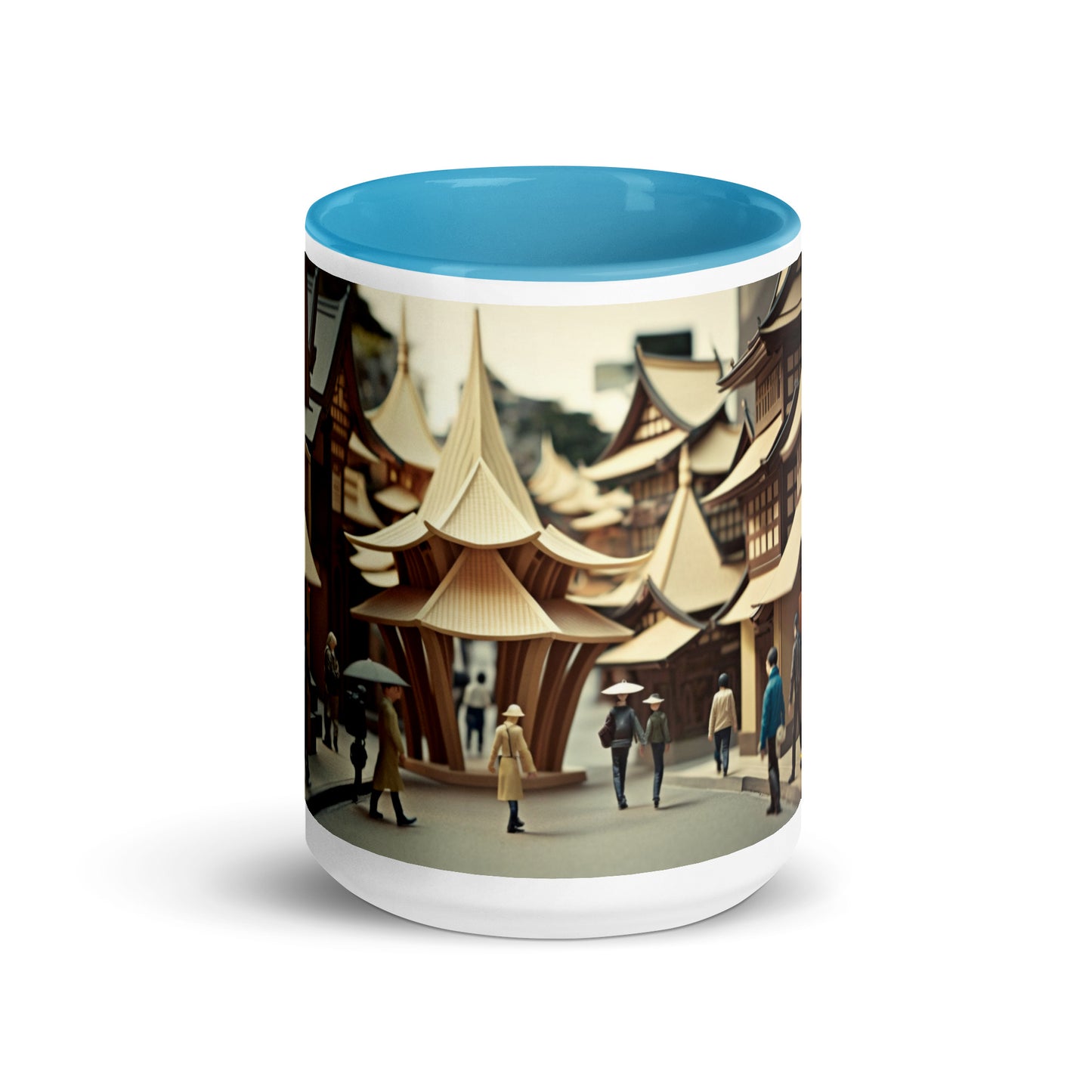 Via The Metropolis Series Print #4 - Mug with Color Inside