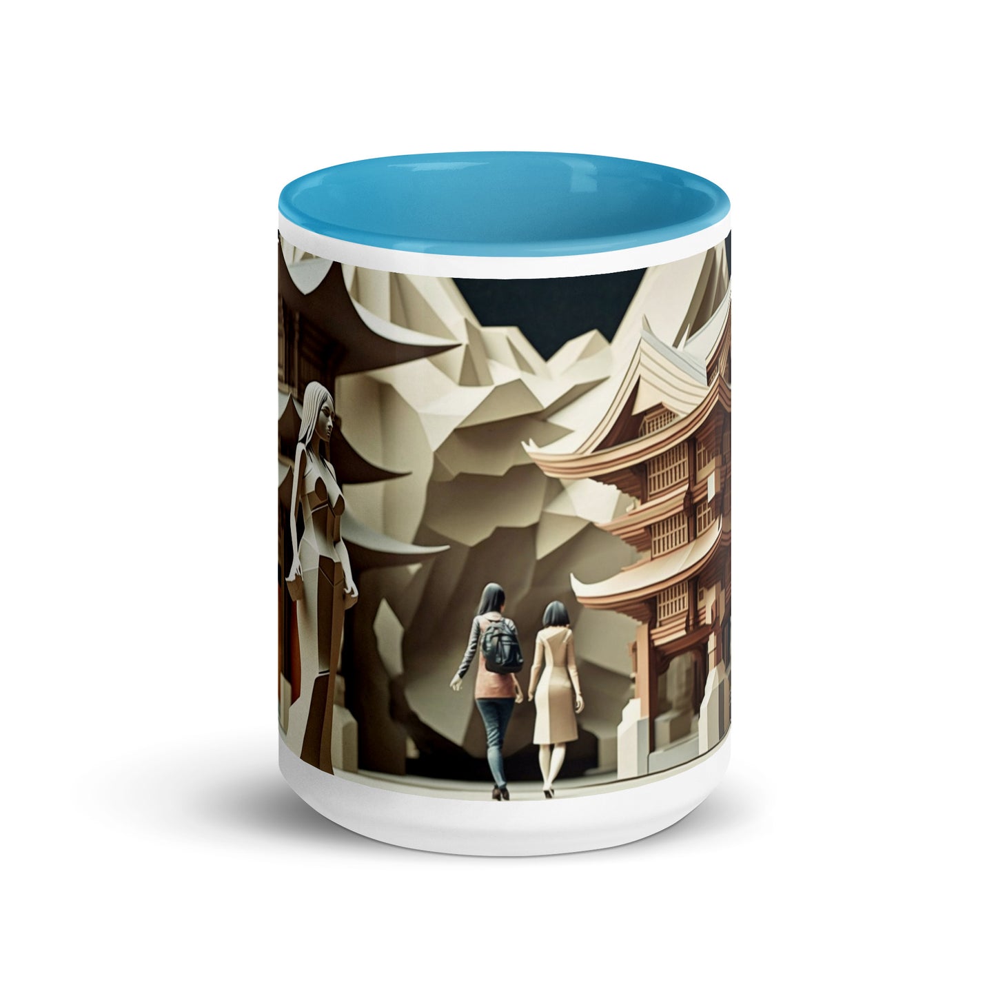 Via The Metropolis Series Print #2 - Mug with Color Inside