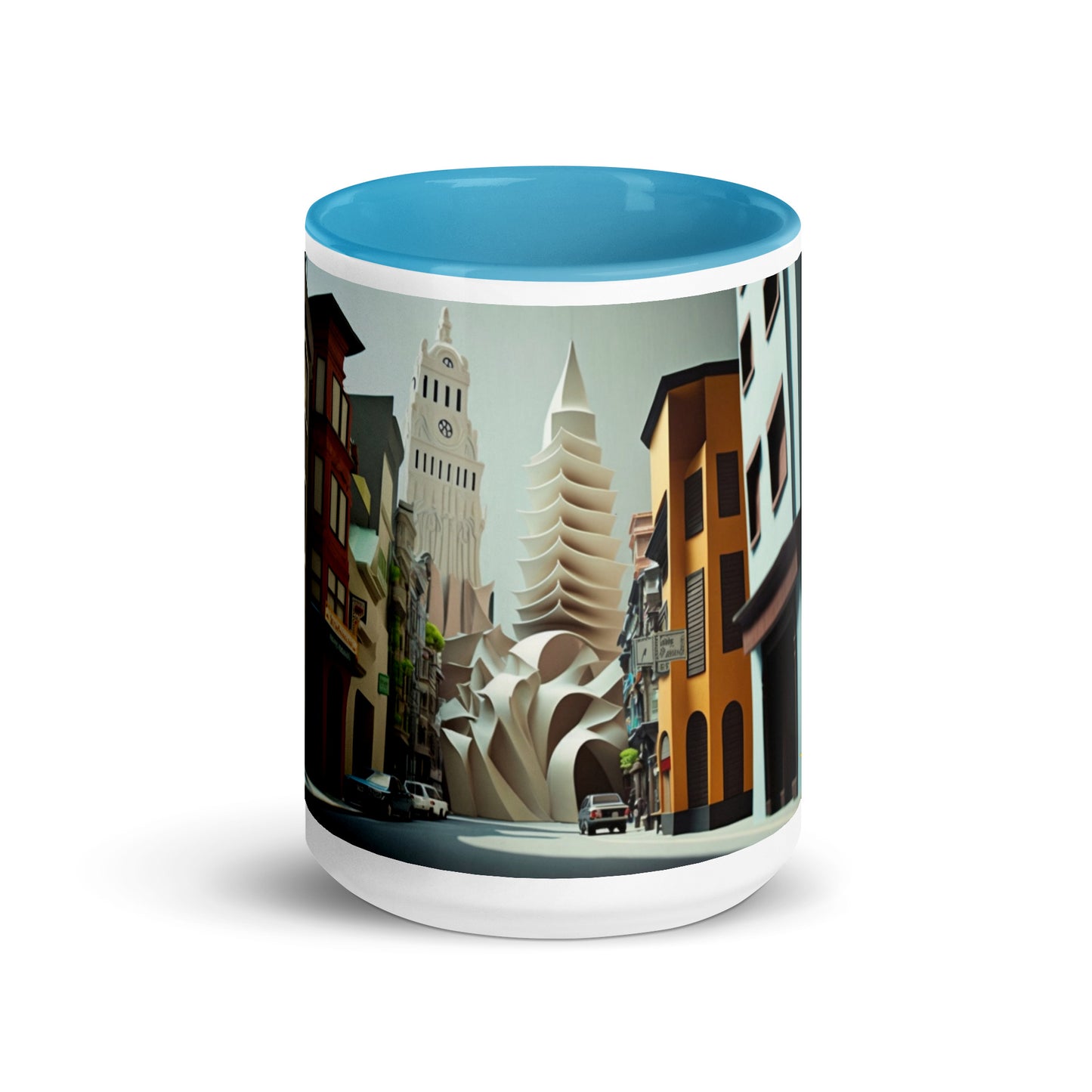 Via The Metropolis Series Print #1 - Mug with Color Inside