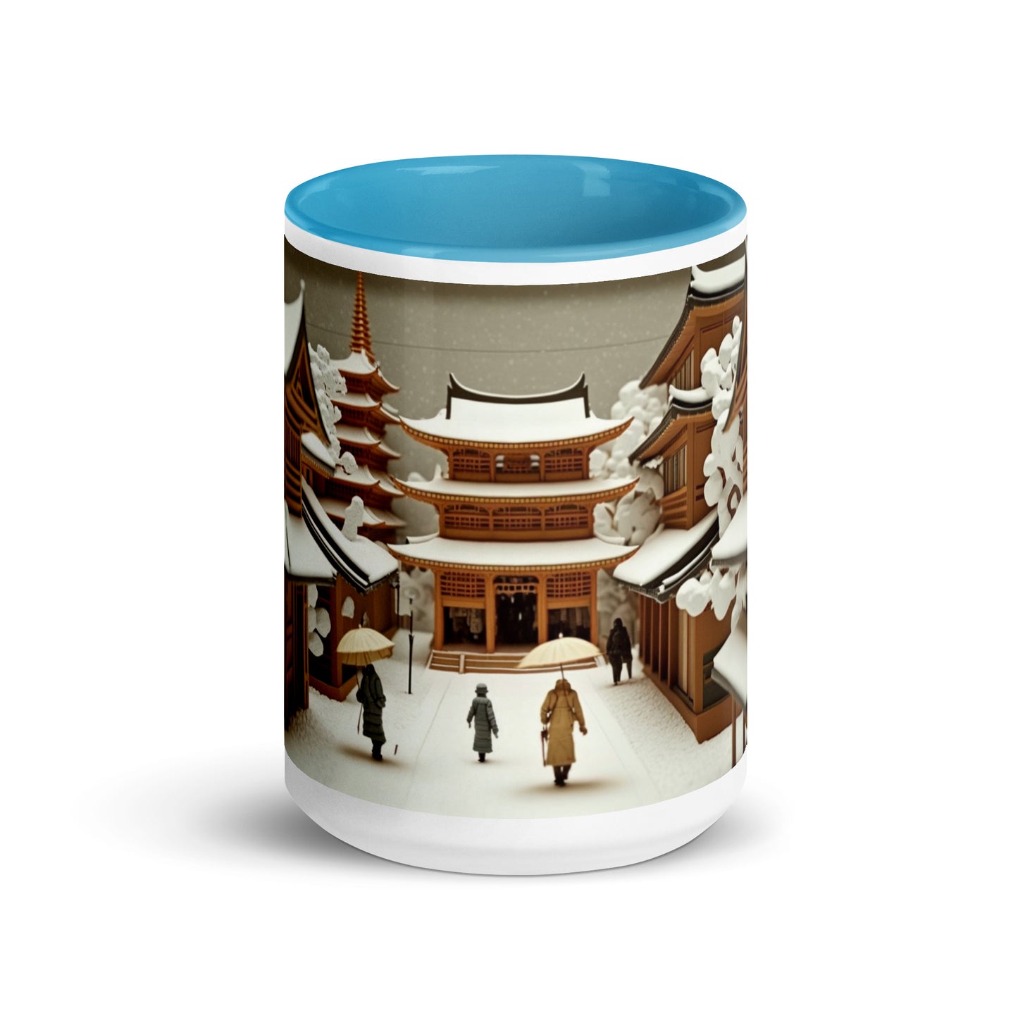 Asian Snow Series Print #10 - Mug with Color Inside